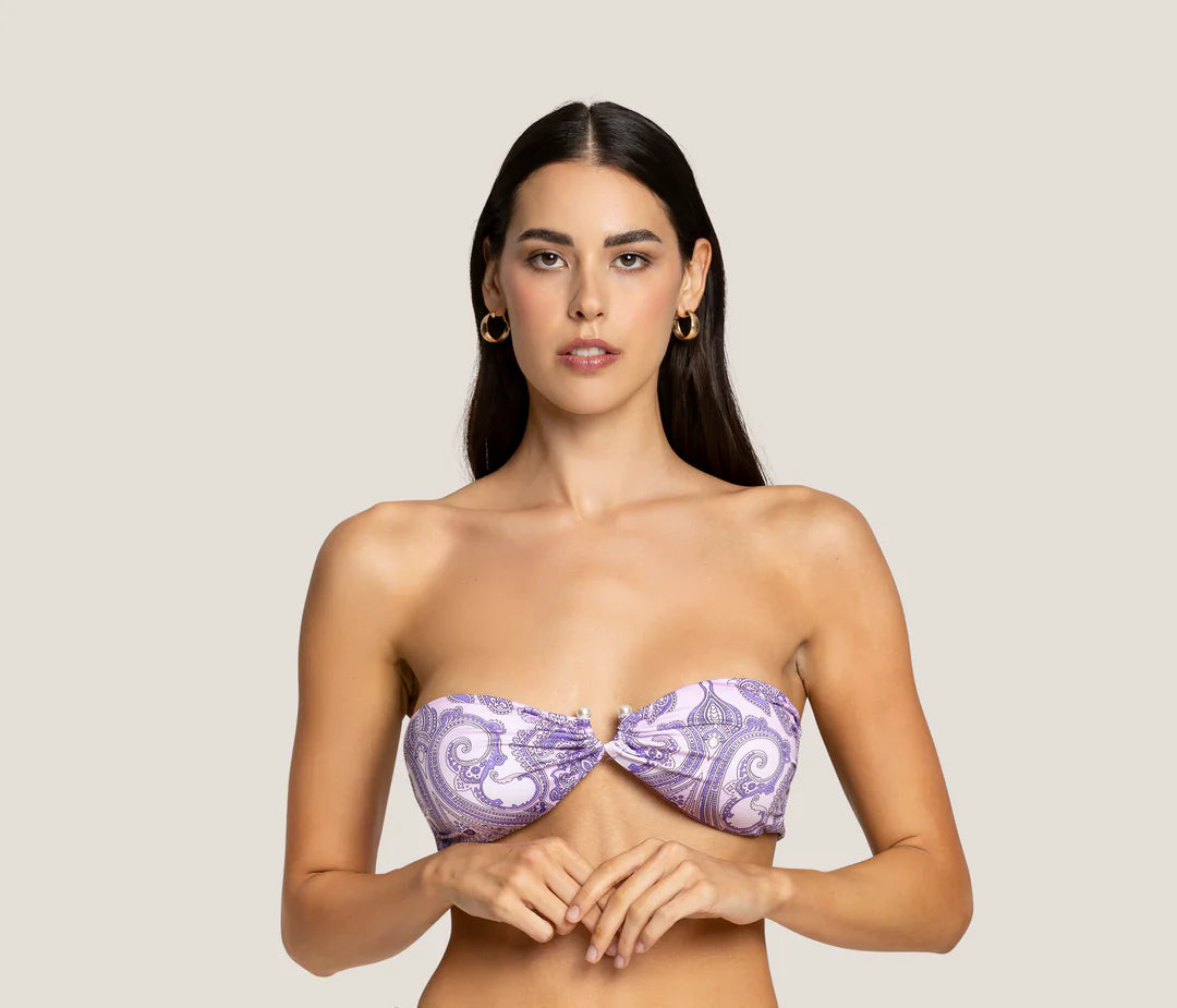 Fascia con slip V cote d'azur style