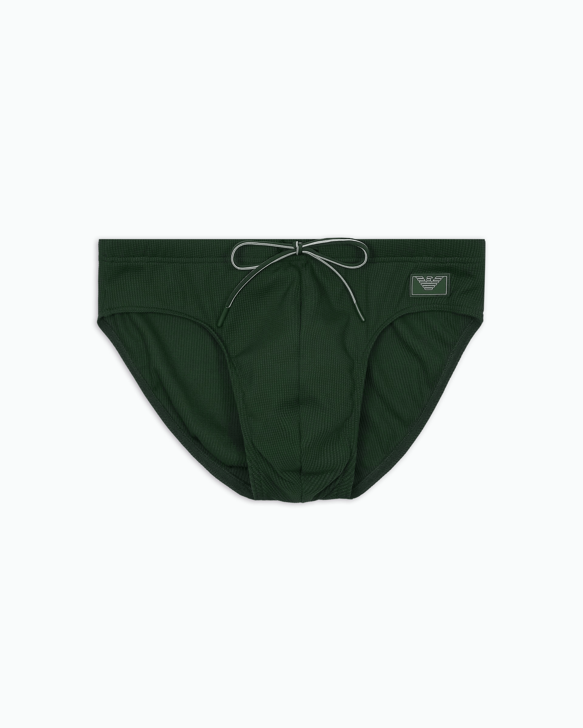 COSTUME SLIP IN TESSUTO PIQUET SATIN LABEL