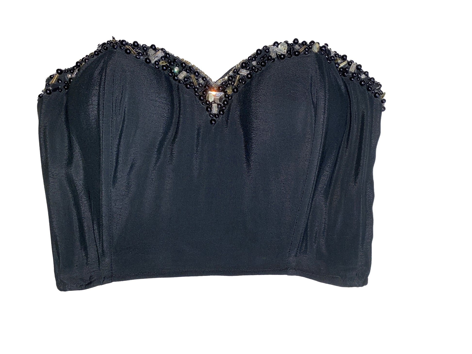 MIRIAM STELLA-BUSTIER RICAMATO