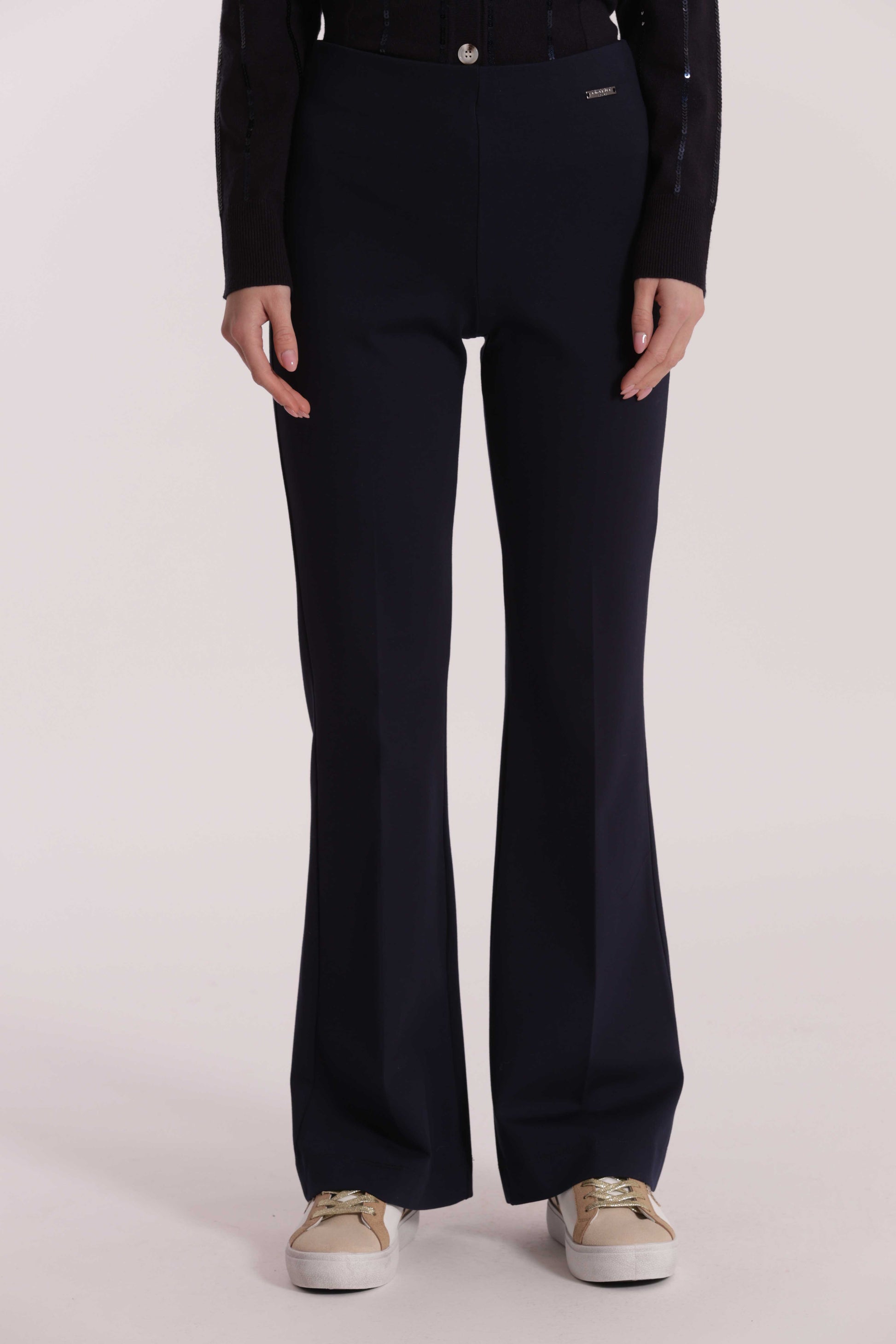 PANTALONE FLARE IN PUNTO MILANO