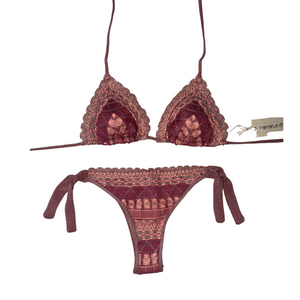 RAFFAELA D'ANGELO-BIKINI TRIANGOLO MACRAME