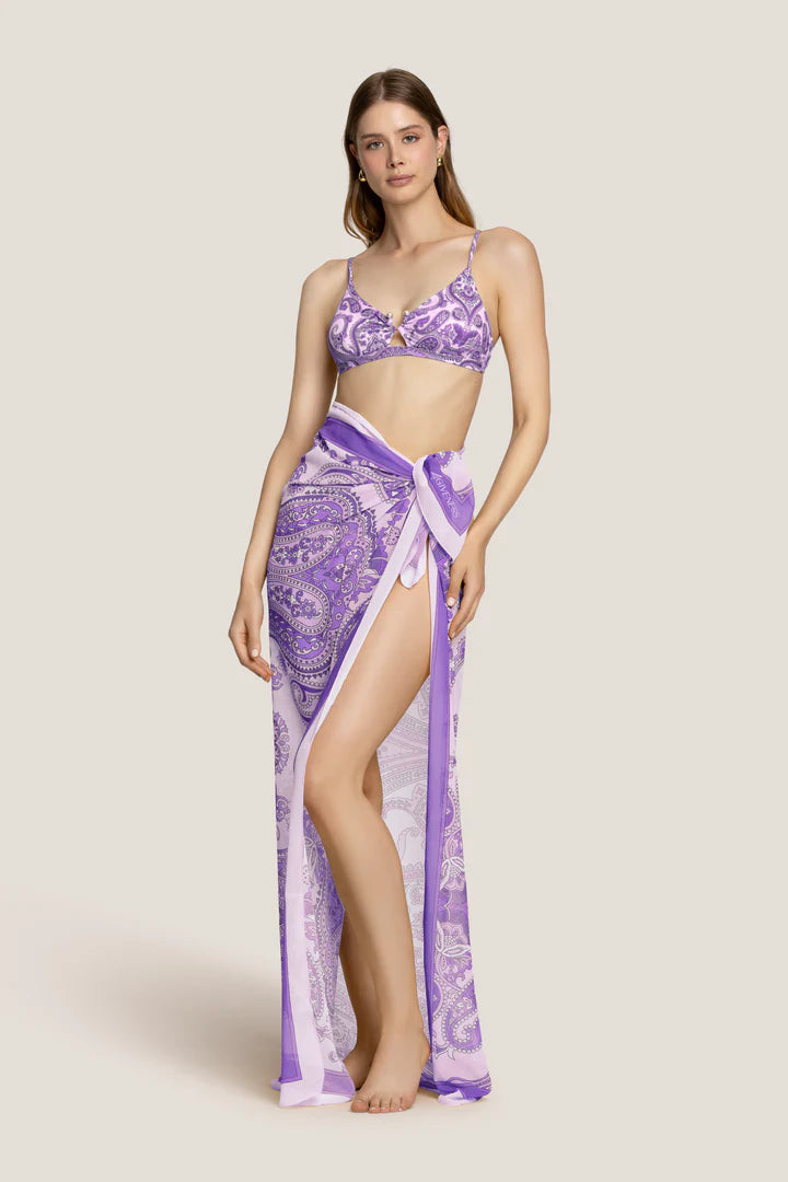 Top con anelli e slip cote d'azur style