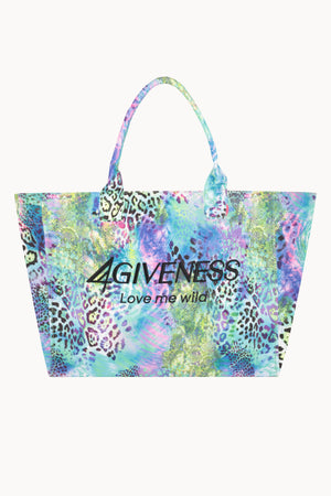 4GIVENESS-BORSA PATCH ANIMALIER