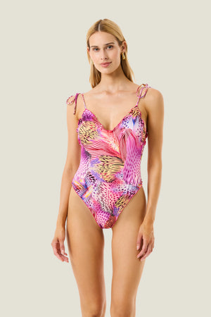 Intero pink butterfly