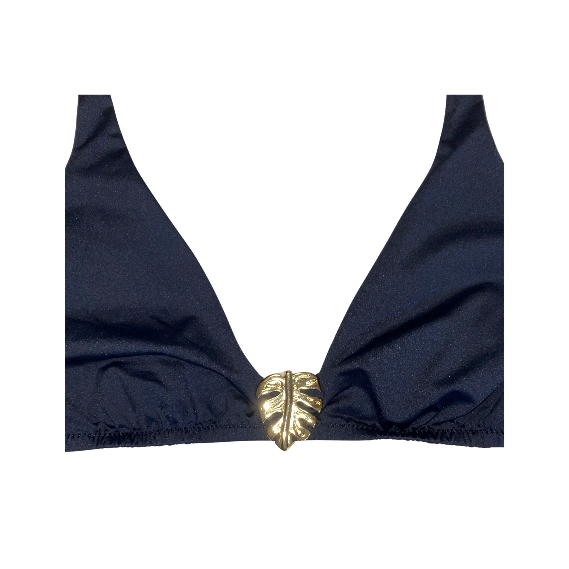BIKINI TRIANGOLO AMERICANA FOGLIE ORO