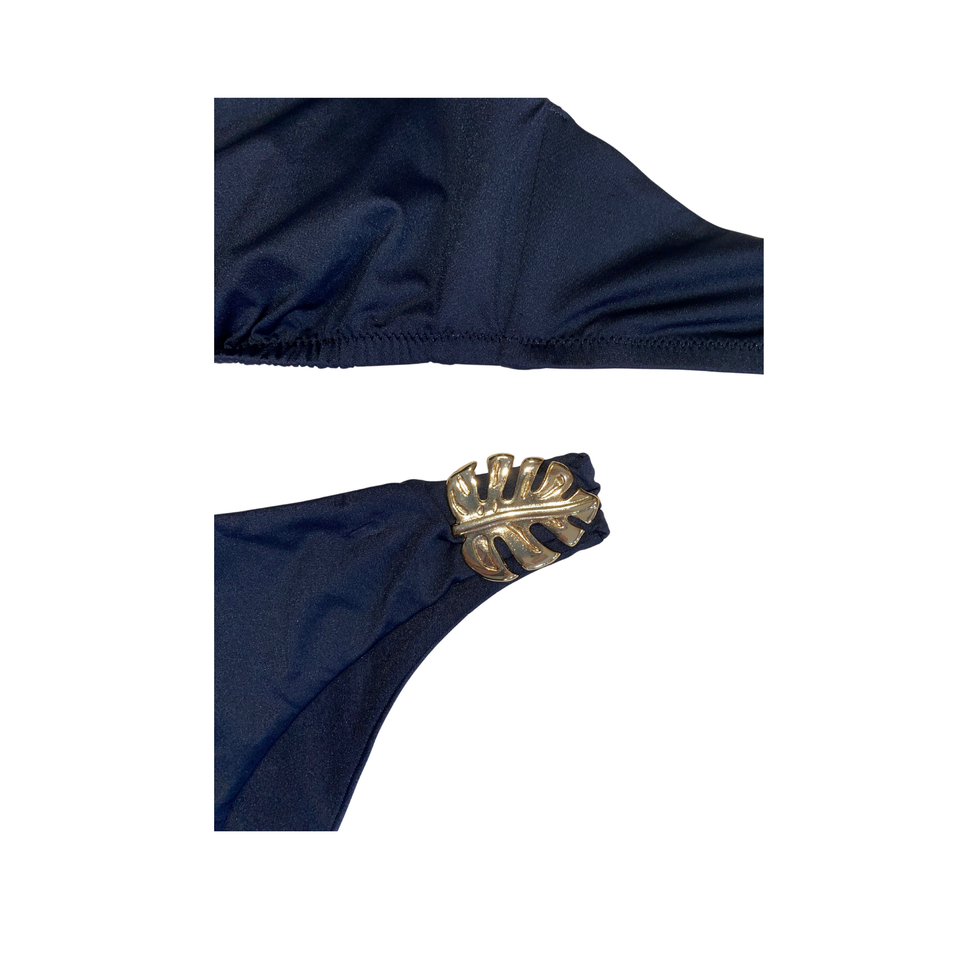 BIKINI TRIANGOLO AMERICANA FOGLIE ORO
