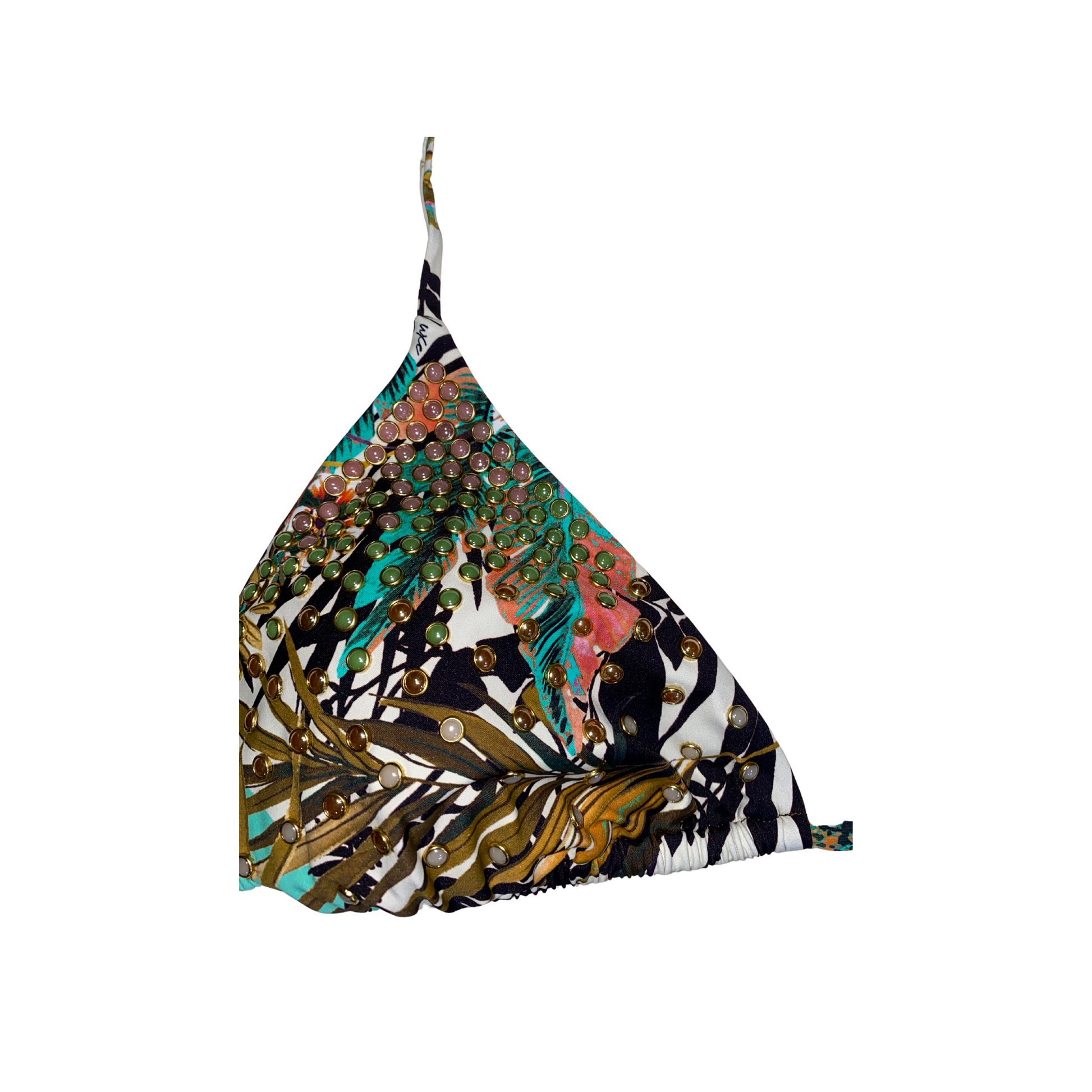 BIKINI TRIANGOLO BORCHIETTE CABOCHON