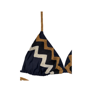 MISS BIKINI-BIKINI TRIANGOLO PASSAMANERIA ZIGZAG ETNICO