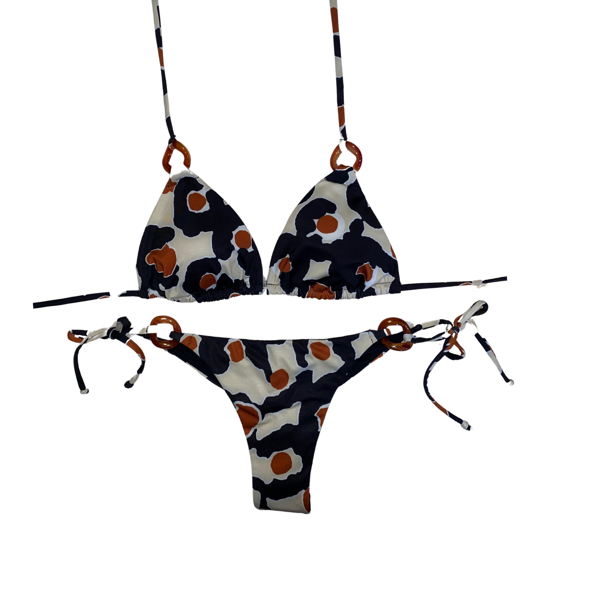 VALERY-BIKINI TRIANGOLO MACULATO