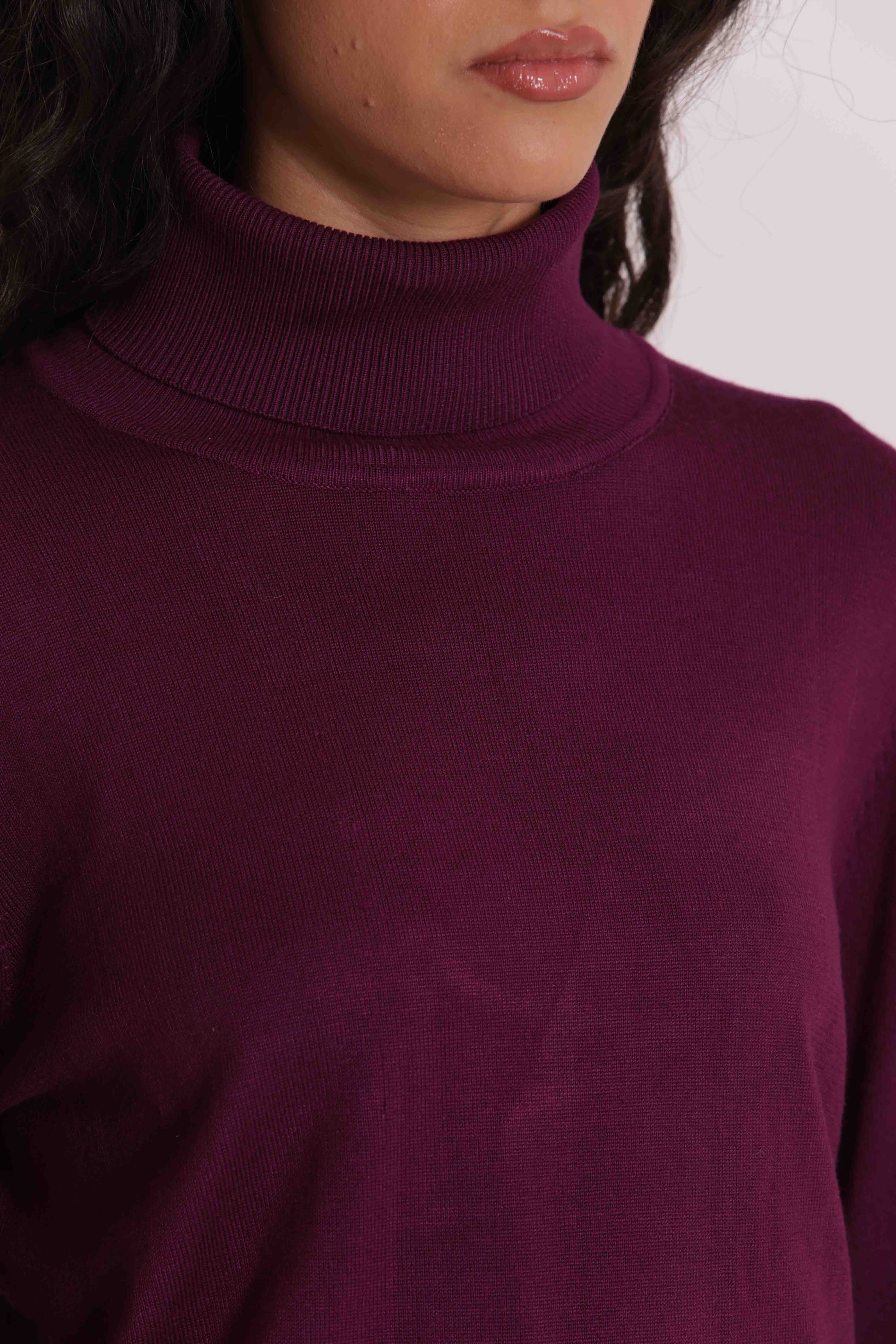 MAGLIA COLLO ALTO IN MANOFREDDA