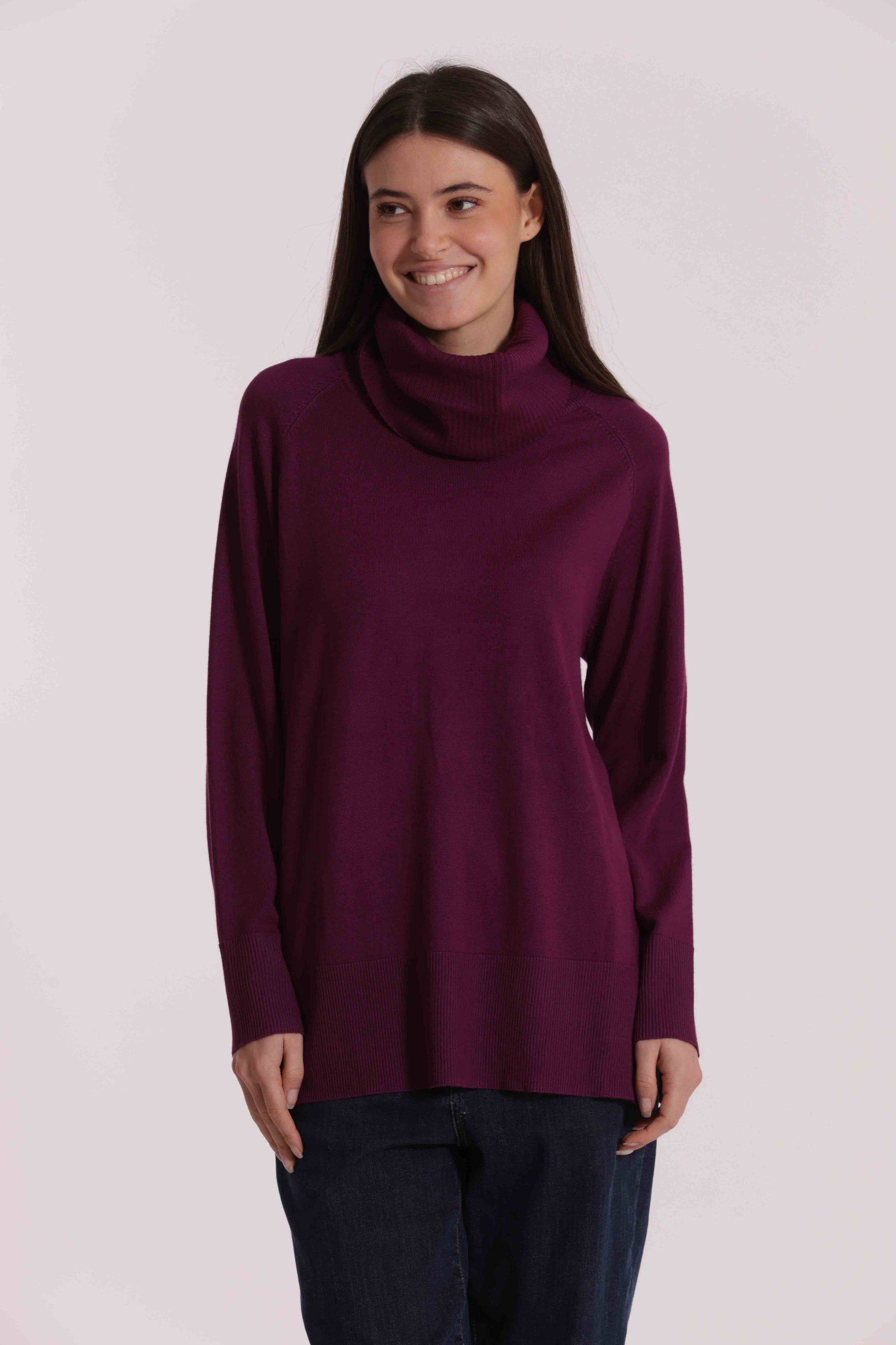 MAGLIA OVER CON SPACCHI LATERALI