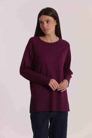 MAGLIA OVER CON SPACCHI LATERALI