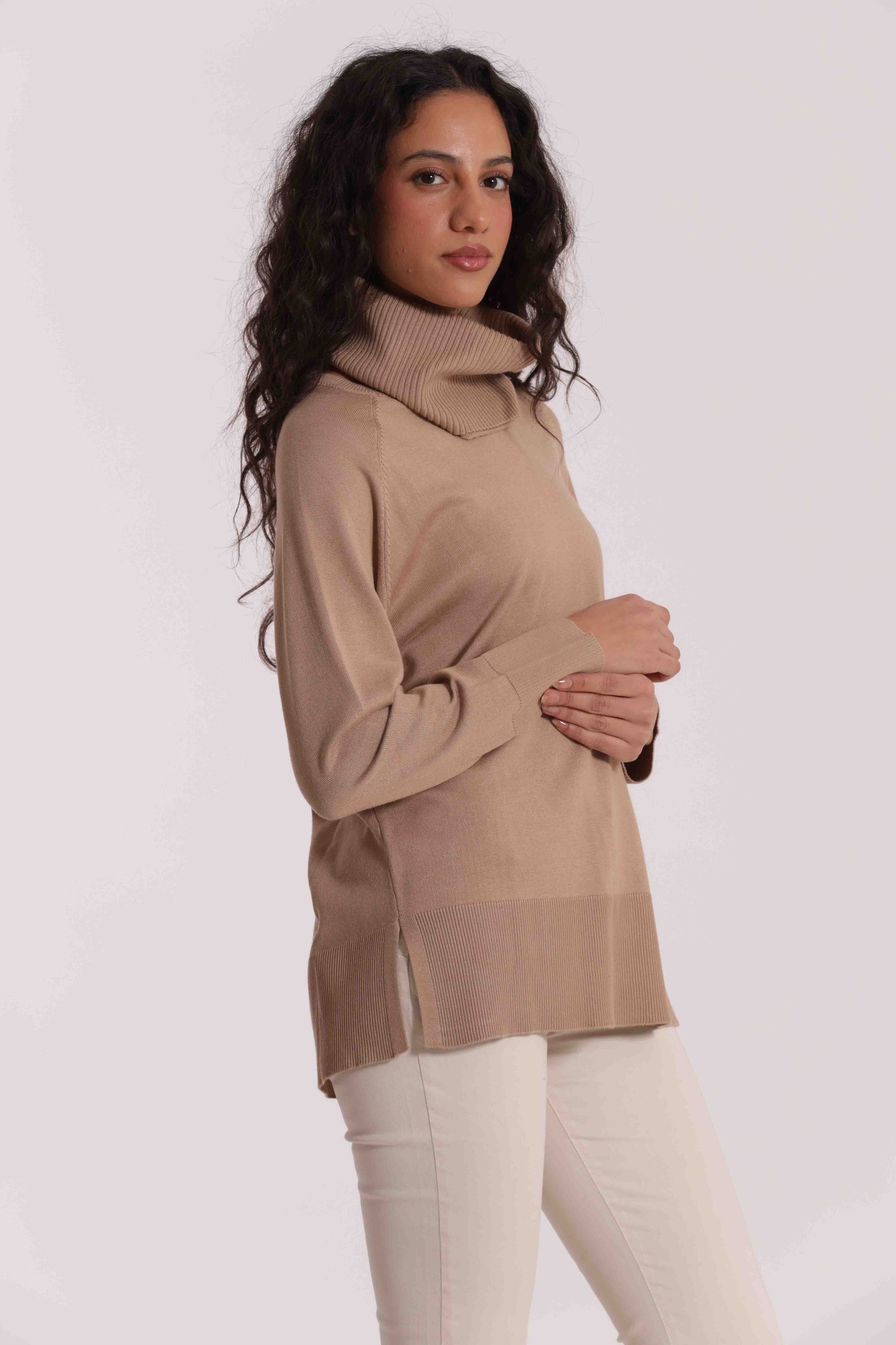 MAGLIA OVER CON SPACCHI LATERALI