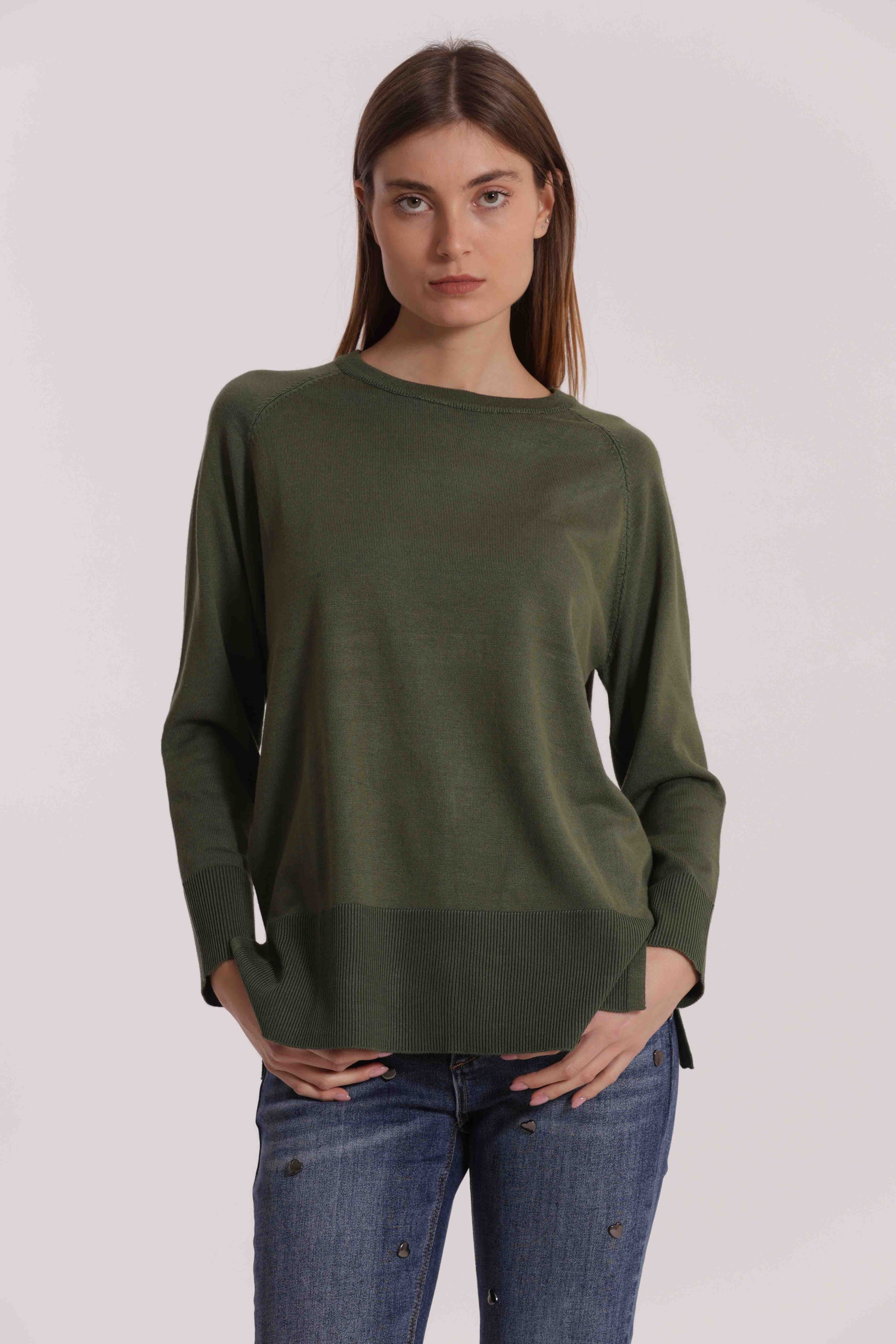 MAGLIA OVER CON SPACCHI LATERALI