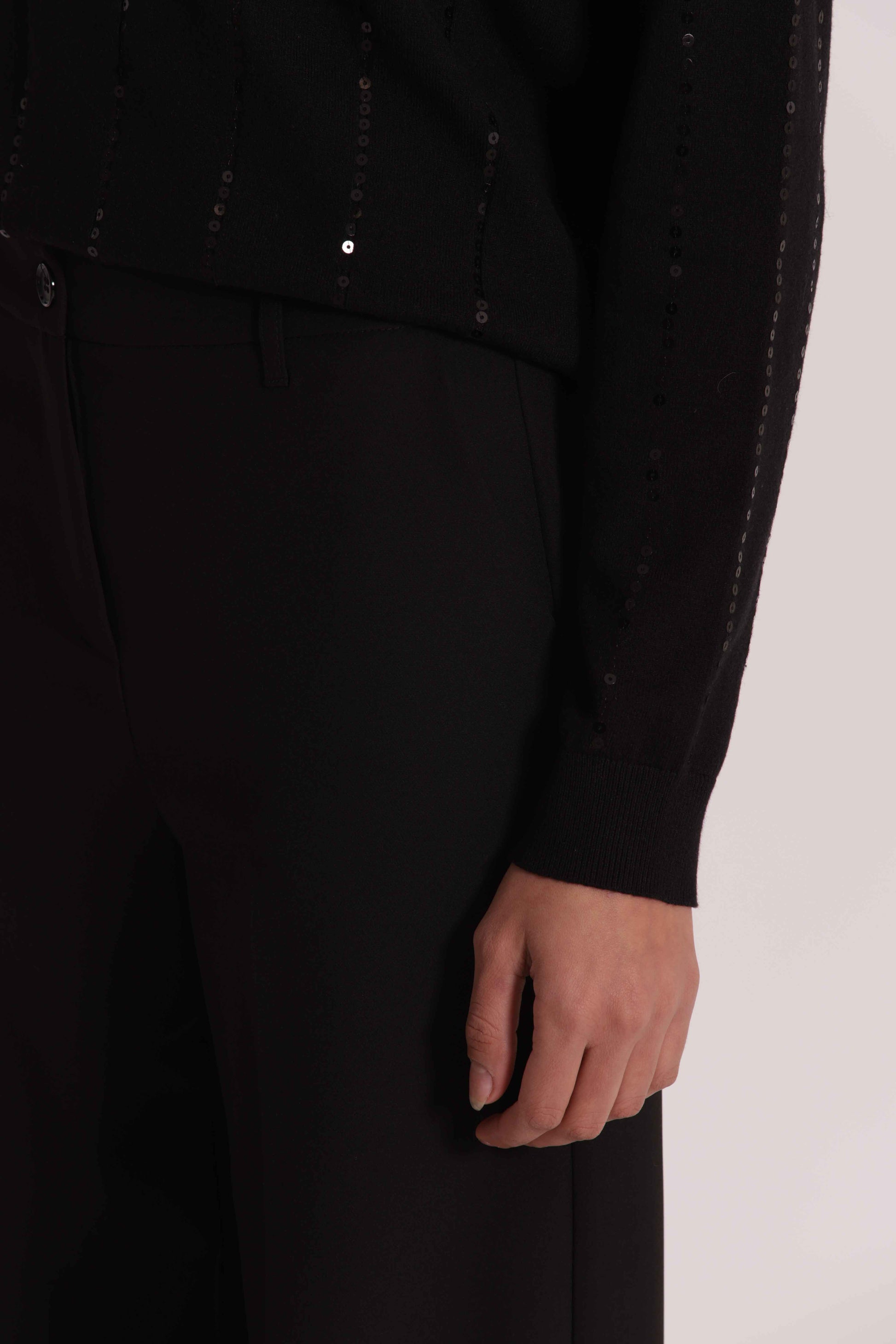 MAGLIA CARDIGAN CON PAILLETTES