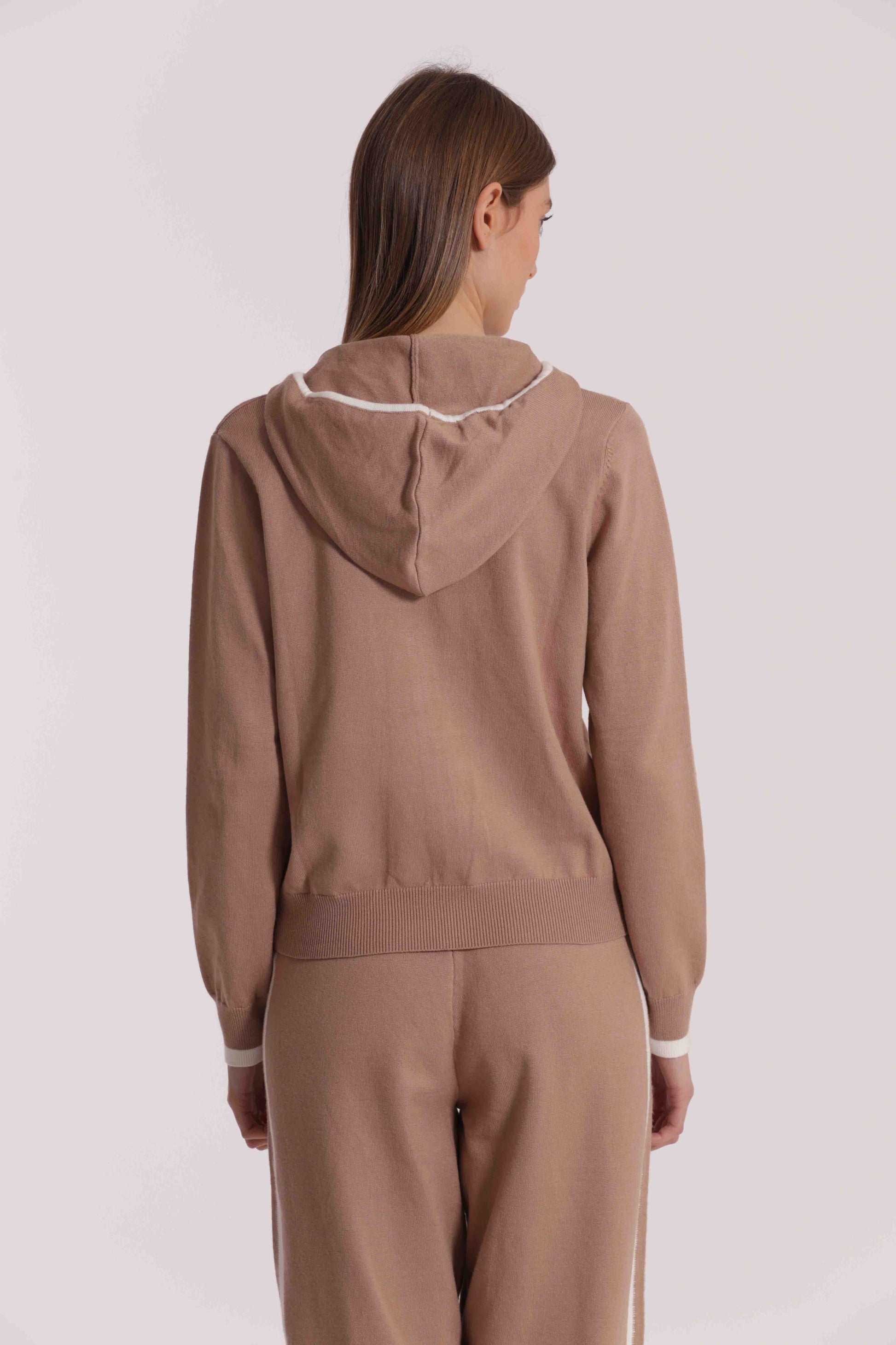 FELPA IN MAGLIA BICOLOR