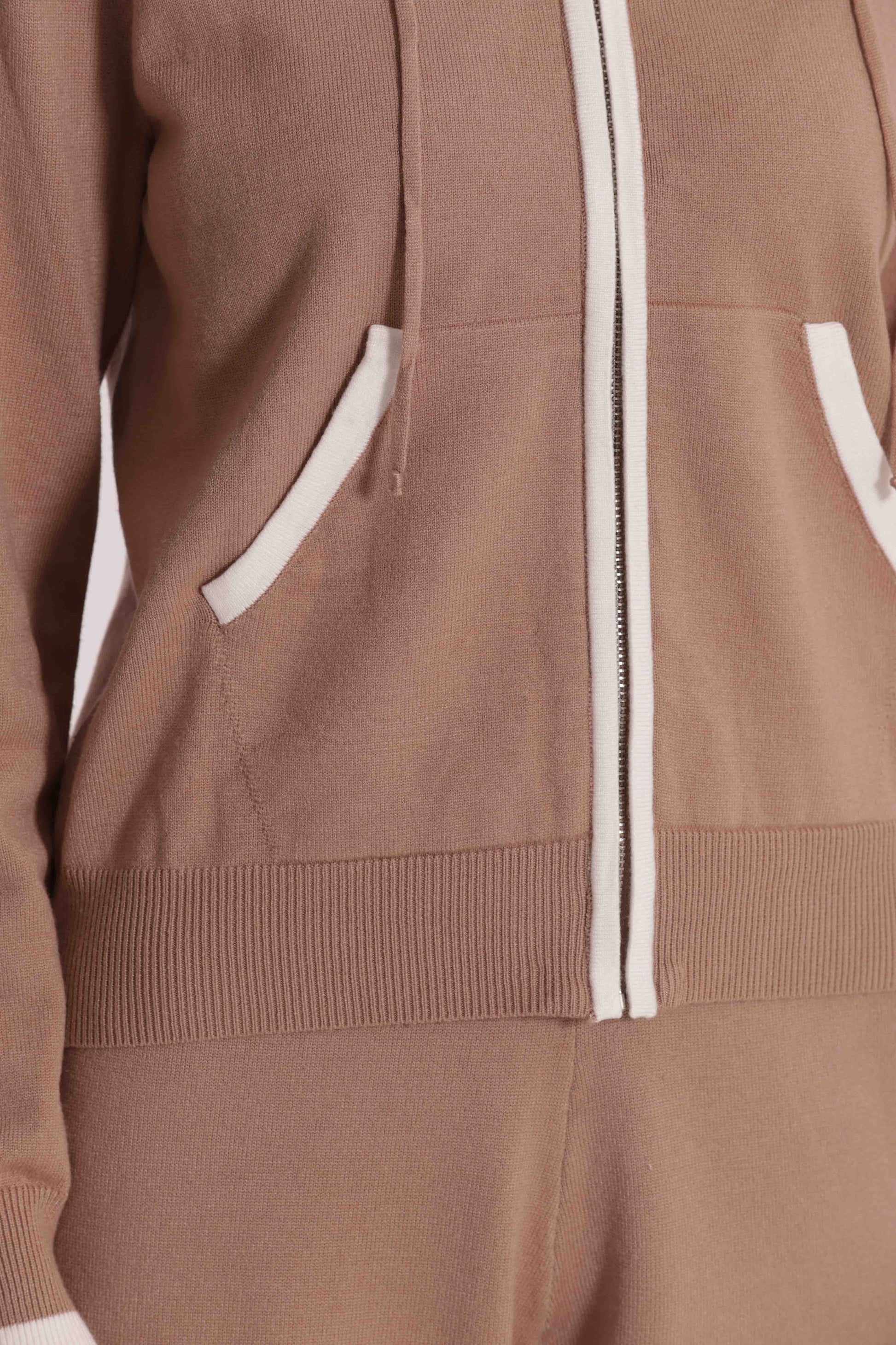 FELPA IN MAGLIA BICOLOR