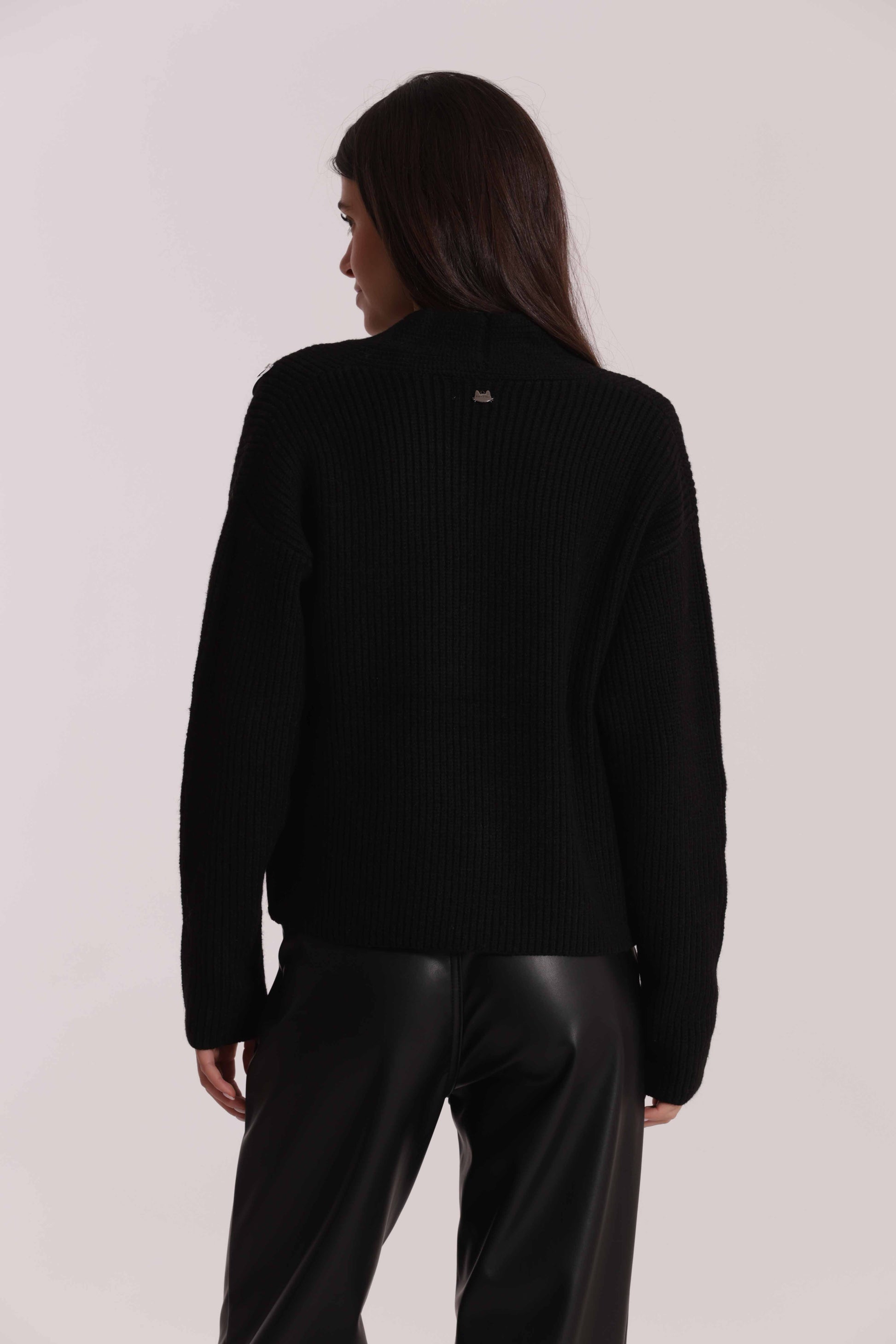 MAGLIA CARDIGAN CON STRASS