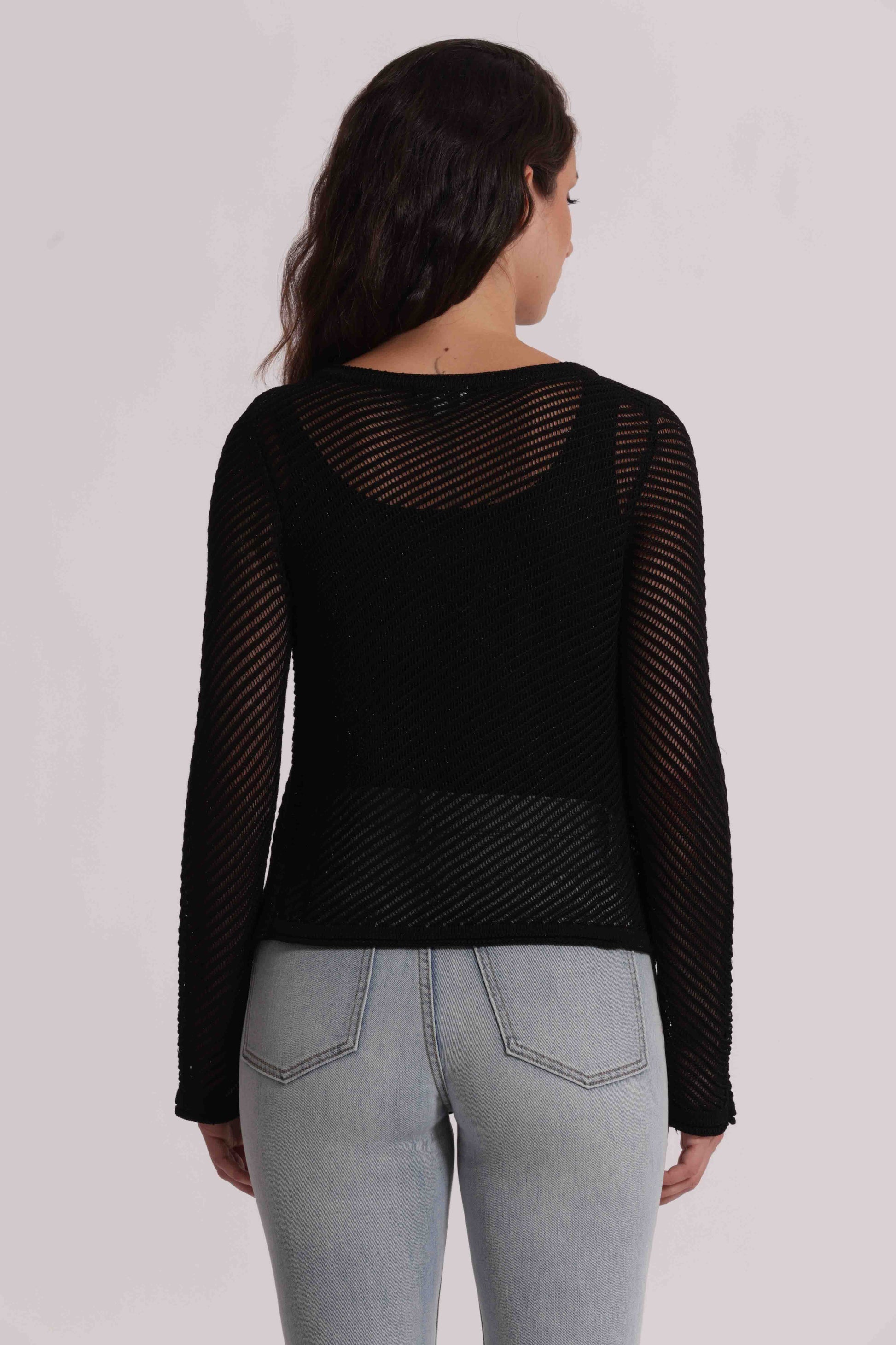 CARDIGAN IN MAGLIA CON FIOCCHI
