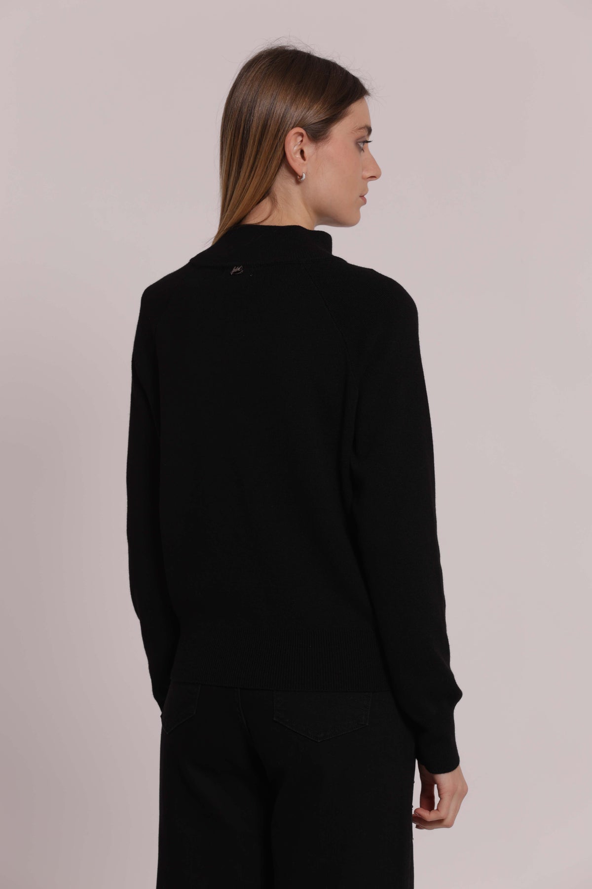 MIMI MUA FIRENZE-MAGLIA CARDIGAN LUPETTO CON TASCHE
