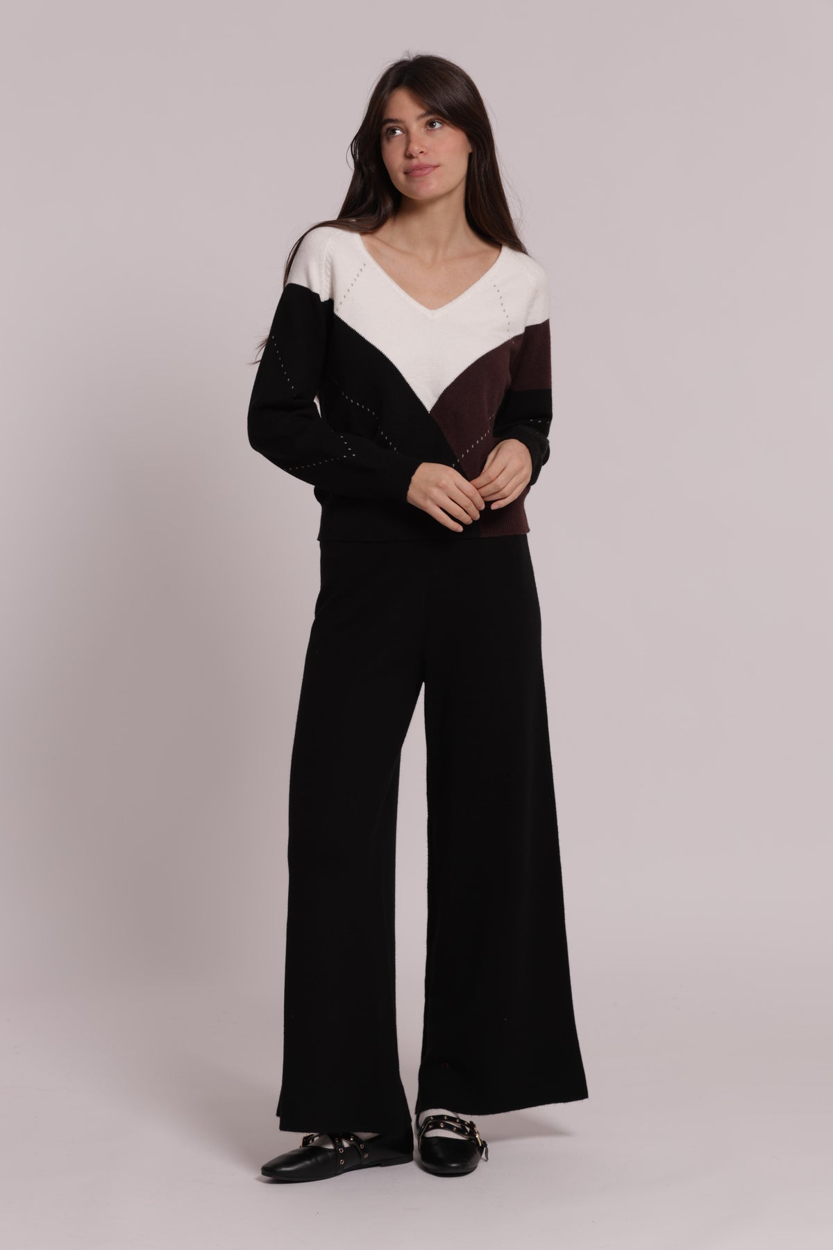 MIMI MUA FIRENZE-PANTALONI IN MAGLIA