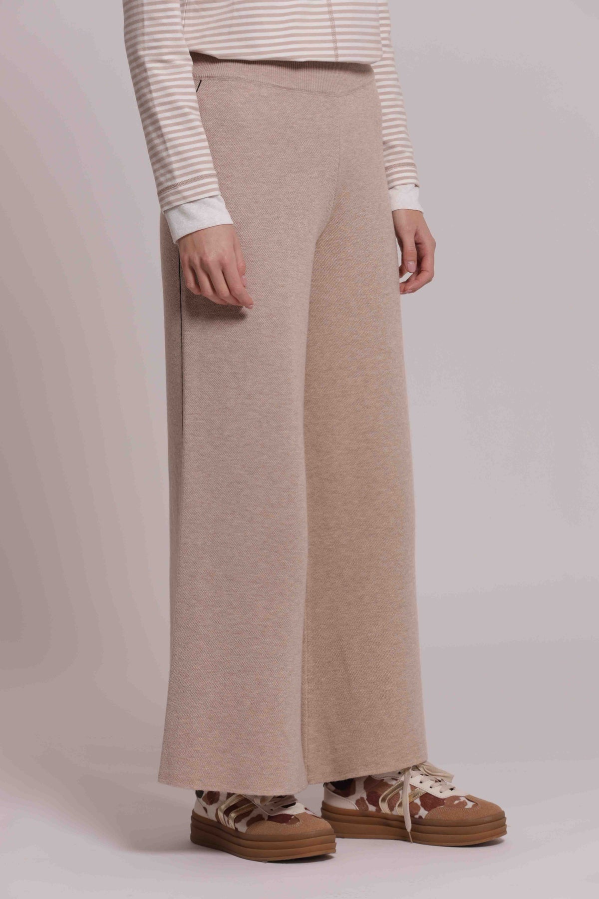 MIMI MUA FIRENZE-PANTALONI IN MAGLIA