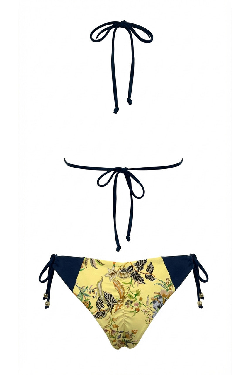 BIKINI TRIANGOLO TROPICAL E SLIP BRASILIANA