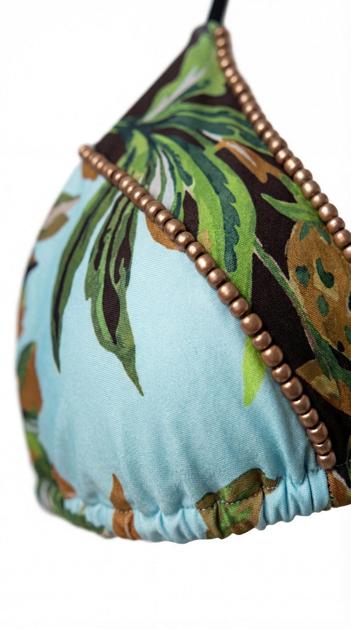 BIKINI TRIANGOLO TROPICAL E SLIP BRASILIANA