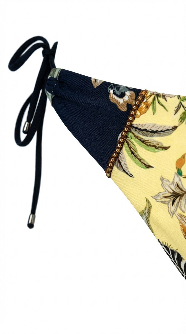 BIKINI TRIANGOLO TROPICAL E SLIP BRASILIANA