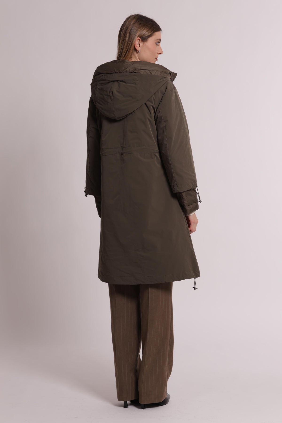 MIMI MUA FIRENZE-PIUMINO LUNGO REVERSIBILE CON COULISSE