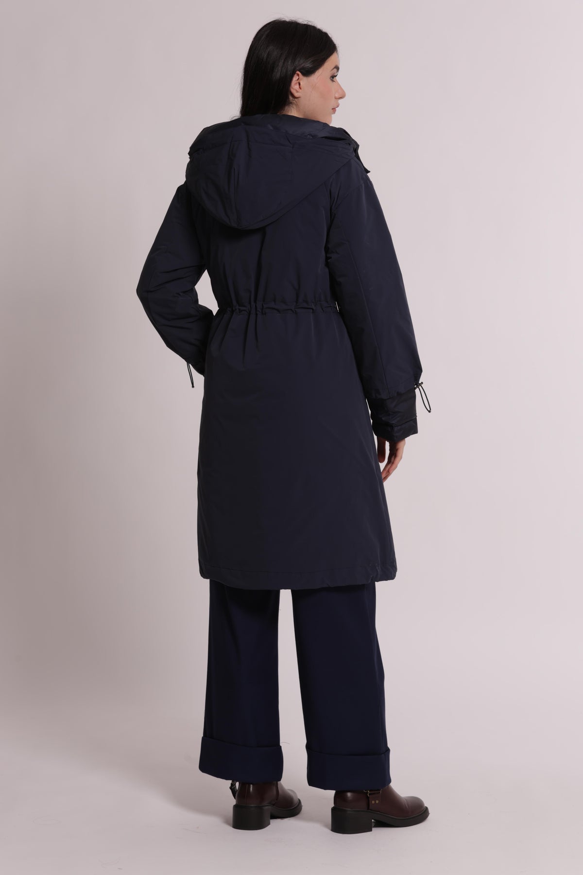 MIMI MUA FIRENZE-PIUMINO LUNGO REVERSIBILE CON COULISSE