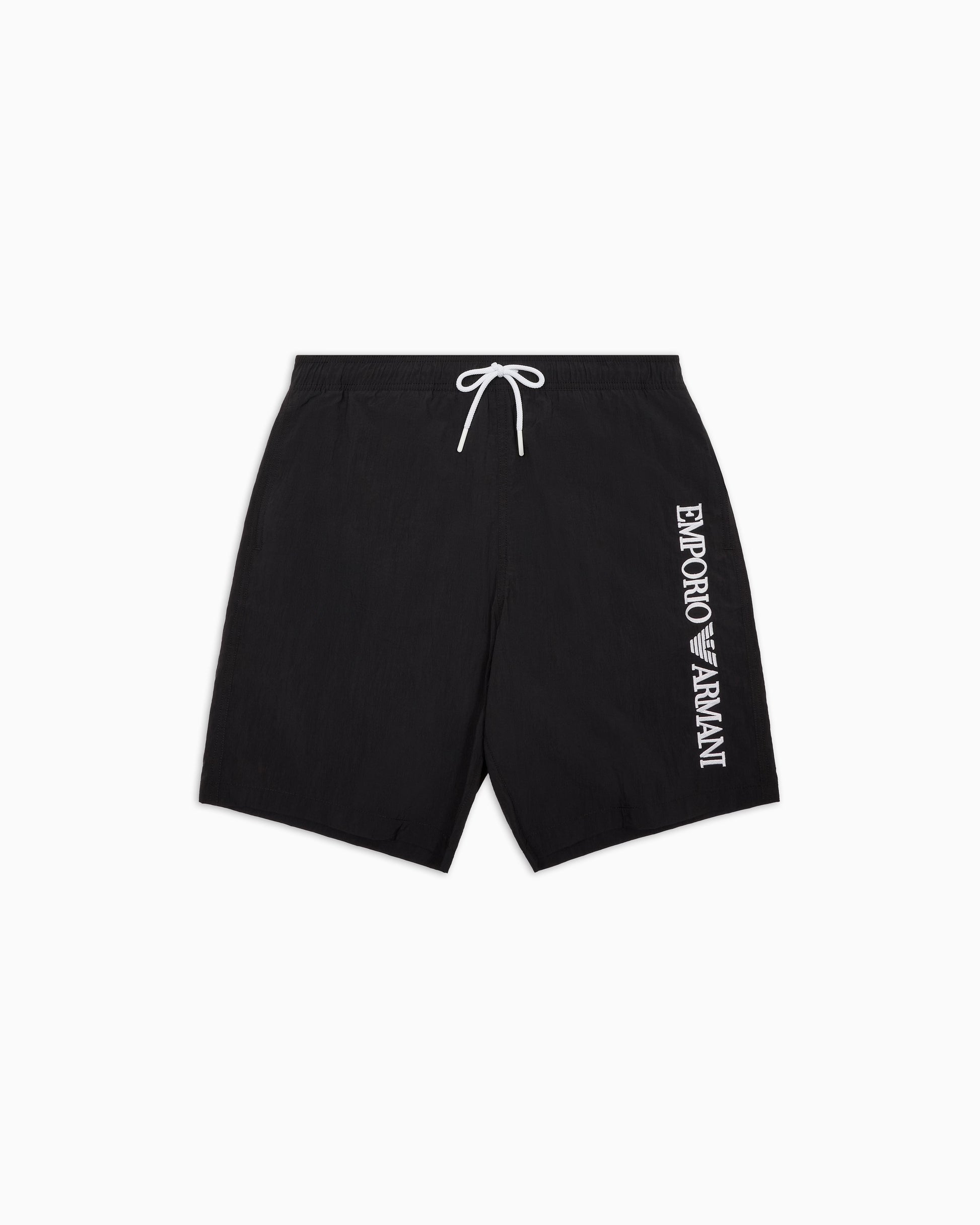 COSTUME BERMUDA CON RICAMO LOGO VERTICALE