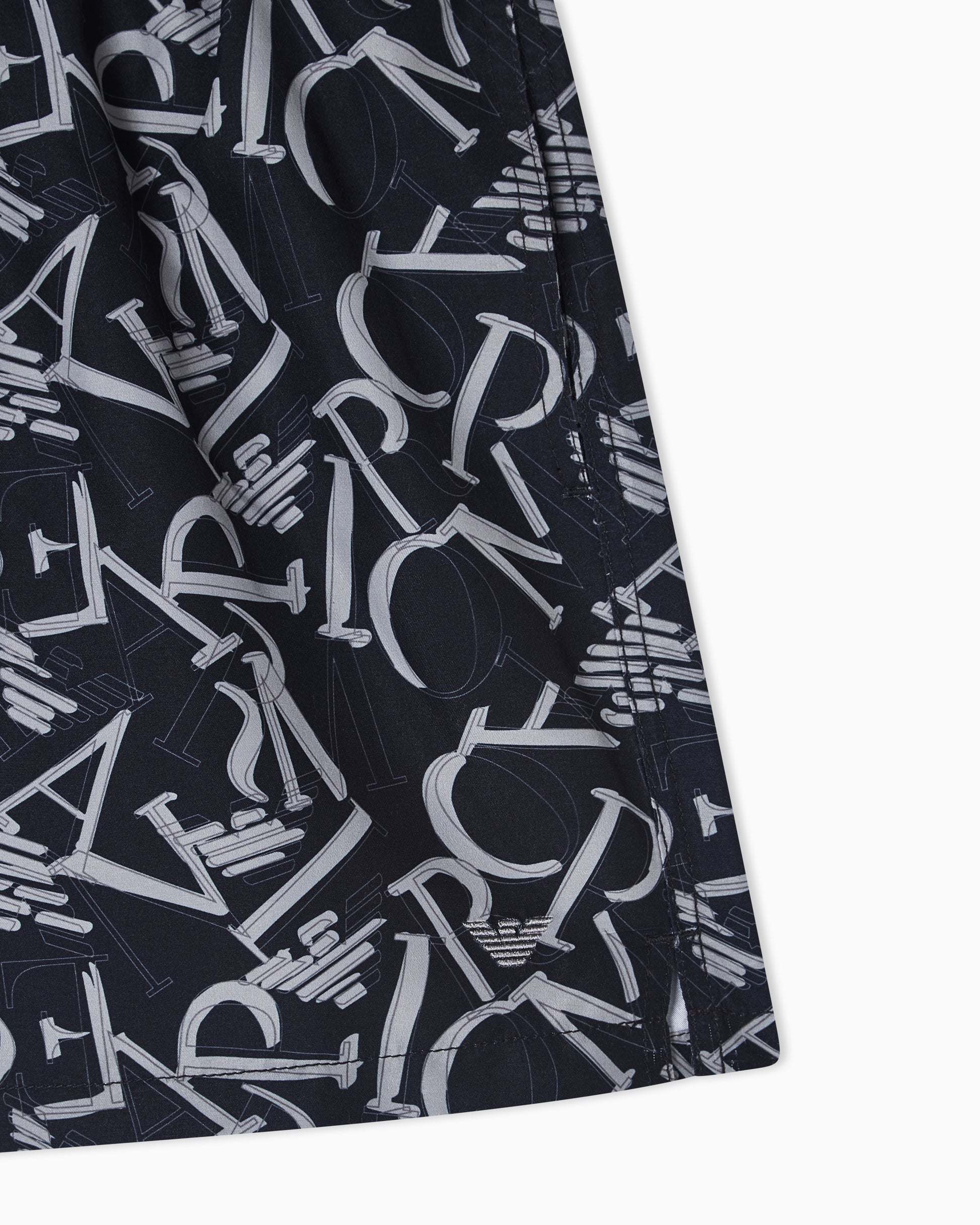 EMPORIO ARMANI COSTUME SHORTS LOGO ALL OVER