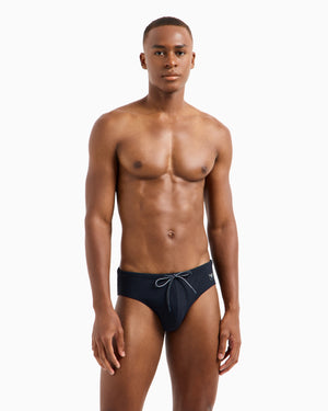 COSTUME SLIP IN TESSUTO PIQUET SATIN LABEL