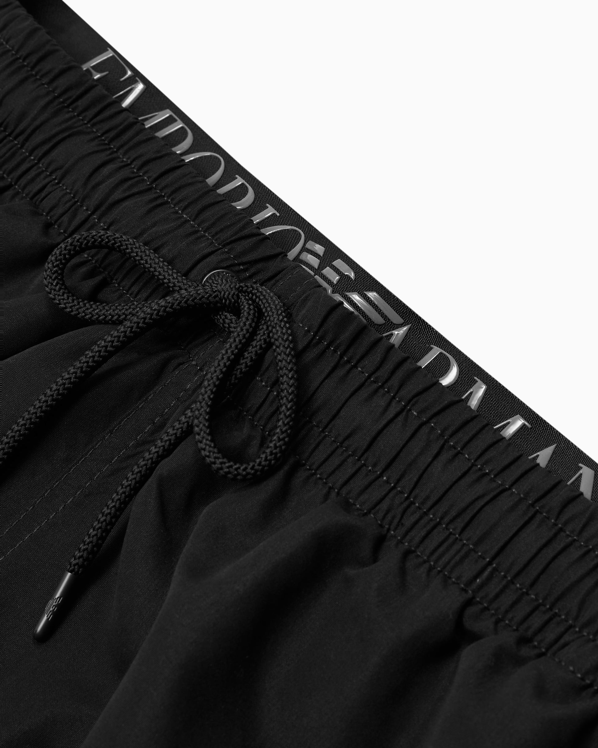 COSTUME BERMUDA IN TESSUTO RICICLATO LOGOBAND ASV