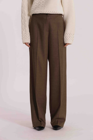 PANTALONE PALAZZO IN TESSUTO FIAMMATO