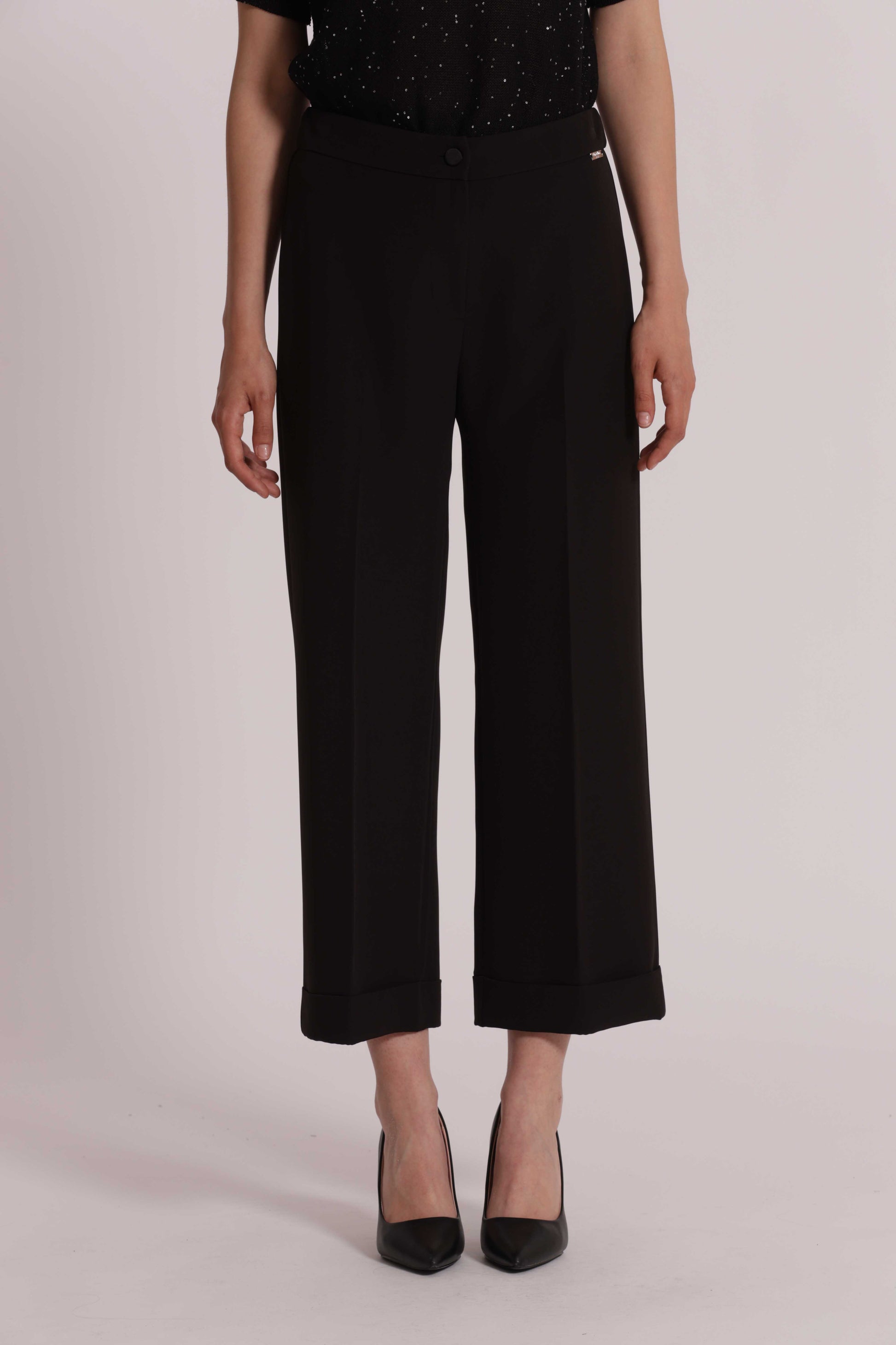 PANTALONI CON RISVOLTO