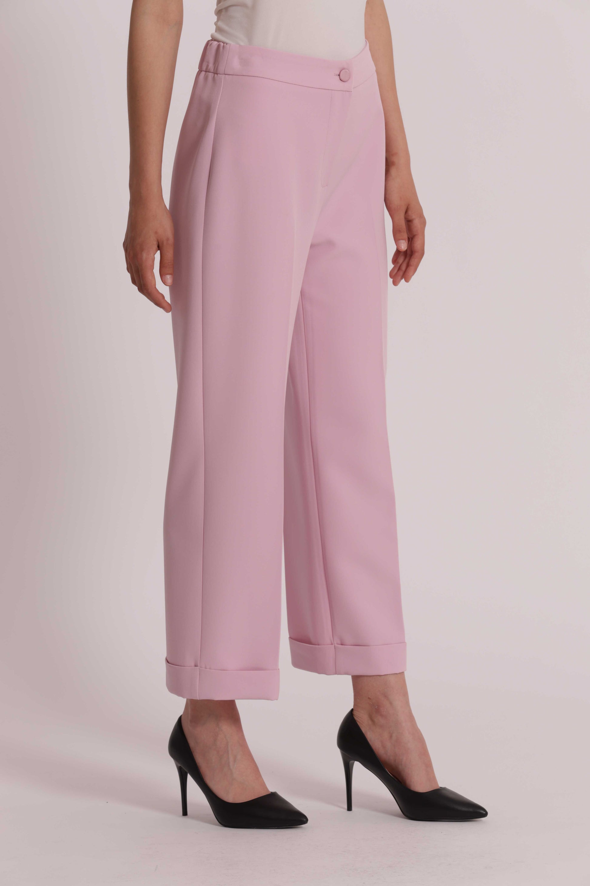 PANTALONI CON RISVOLTO