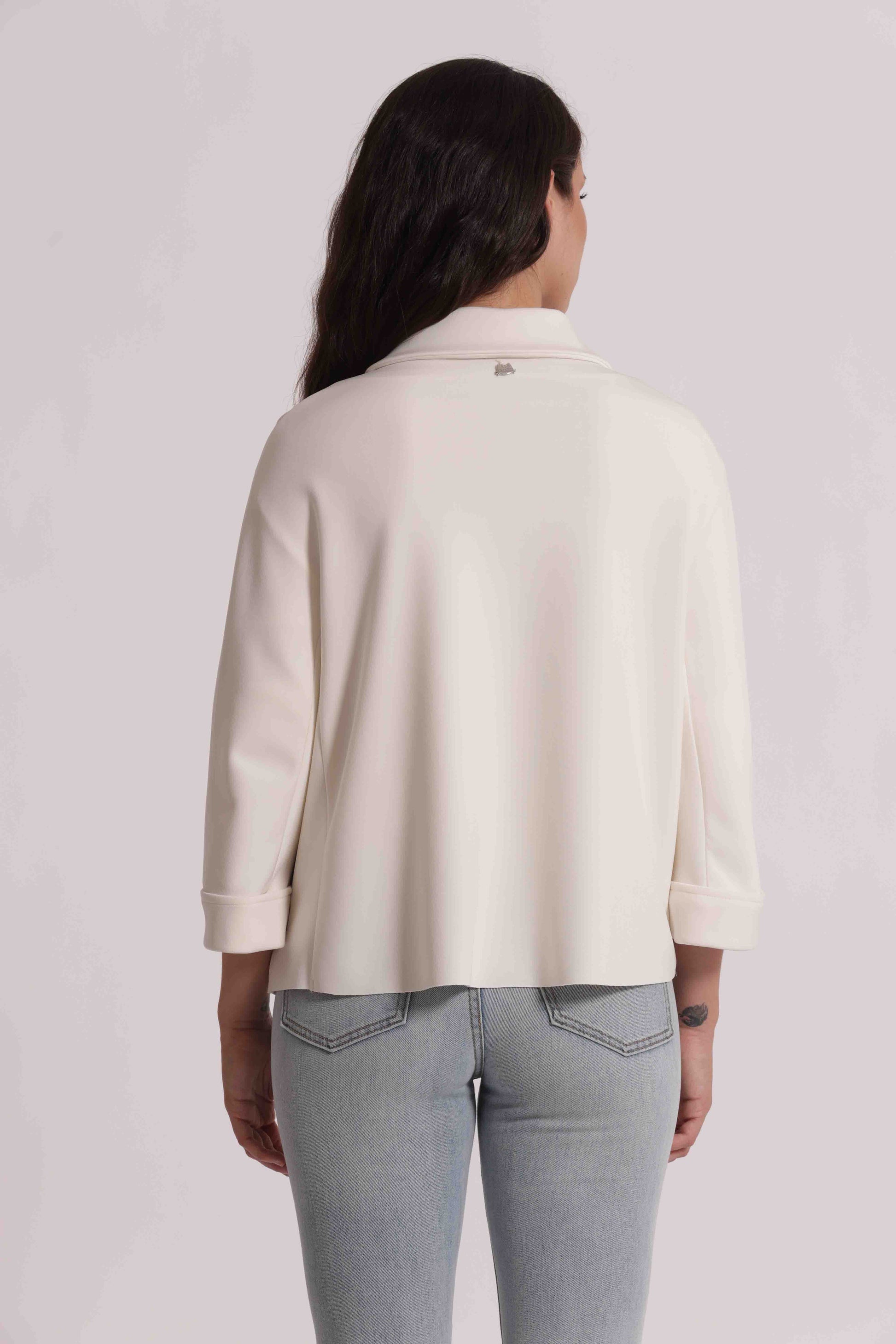 GIACCA IN NEOPRENE CON BOTTONI