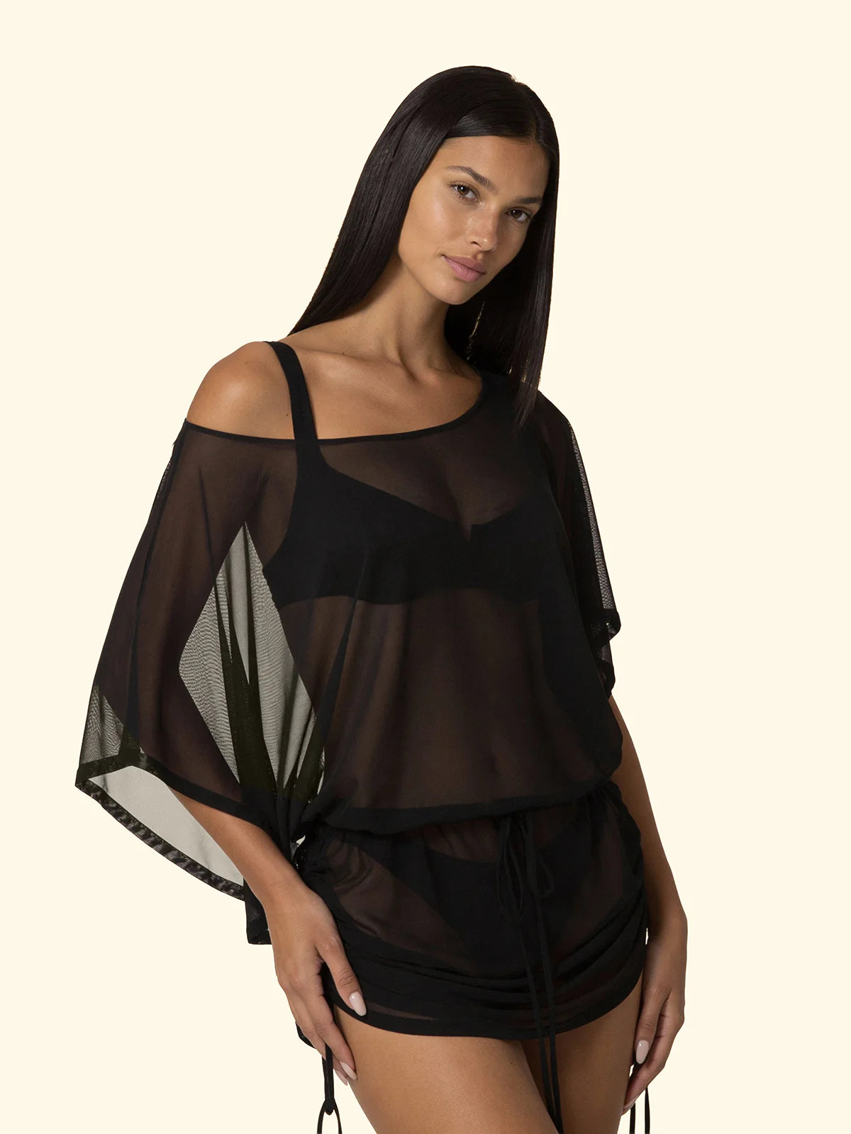 Vestito Corto Donna F**K Nero SW1842-BK
