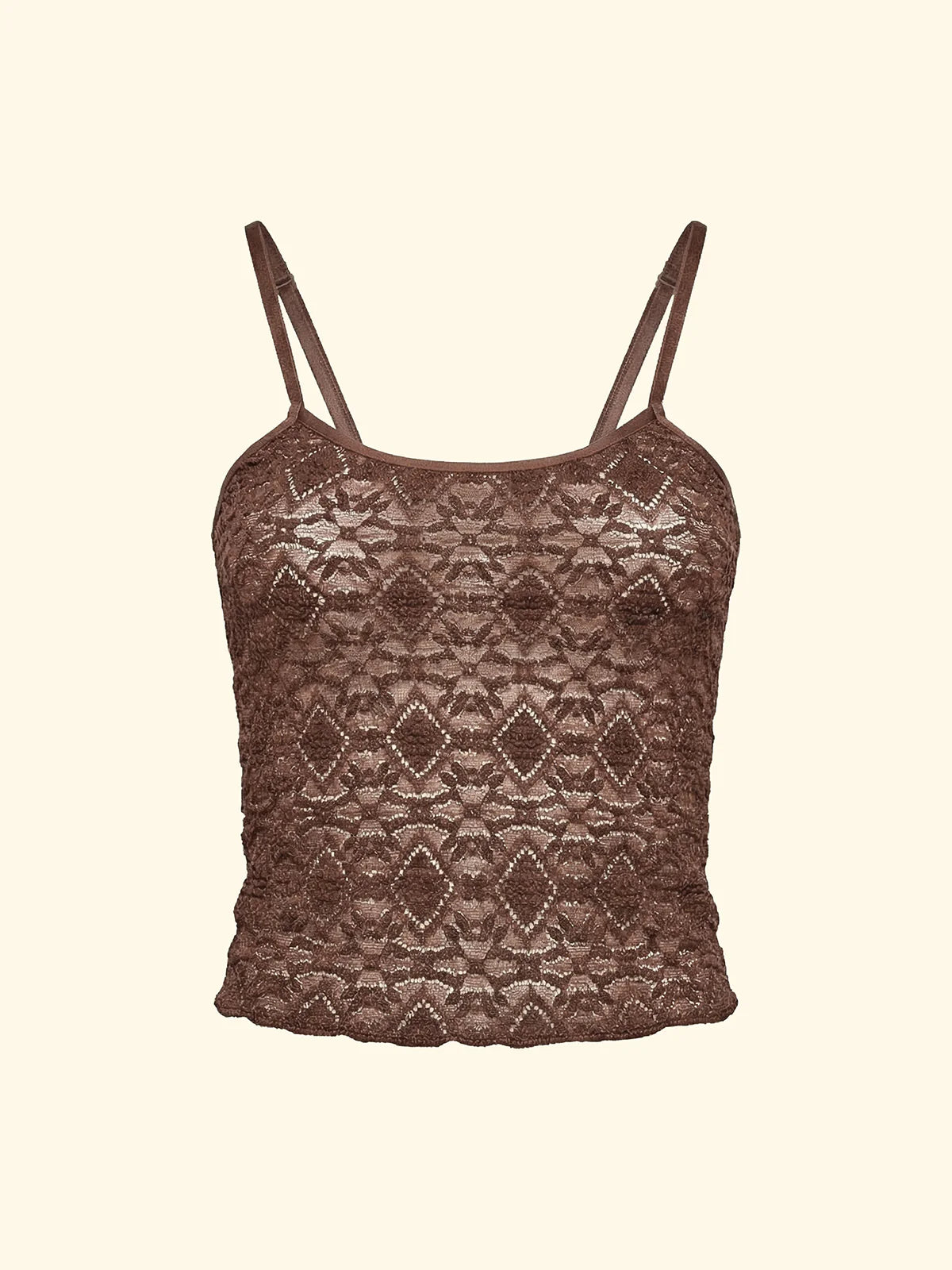 Crop Top Donna F**K Marrone SW0207-BN