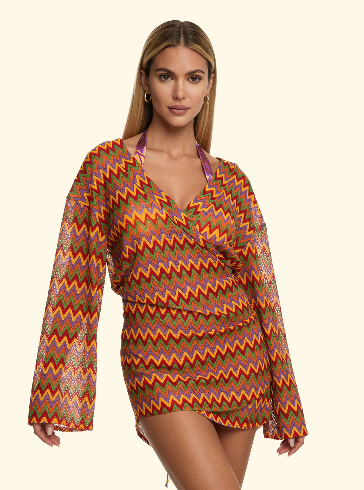Kaftano Corto Donna F**K Multicolor SW0236-MC