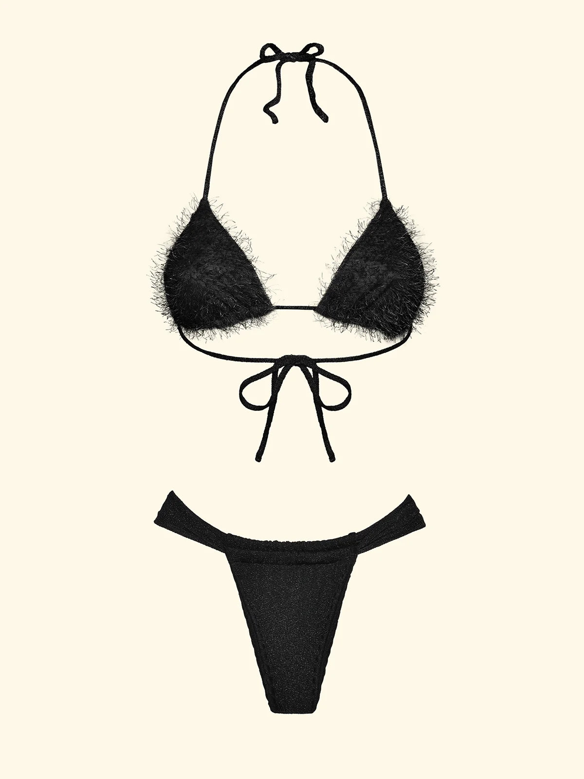 Bikini Donna F**K Triangolo con Slip Brasiliano Fisso SW1121