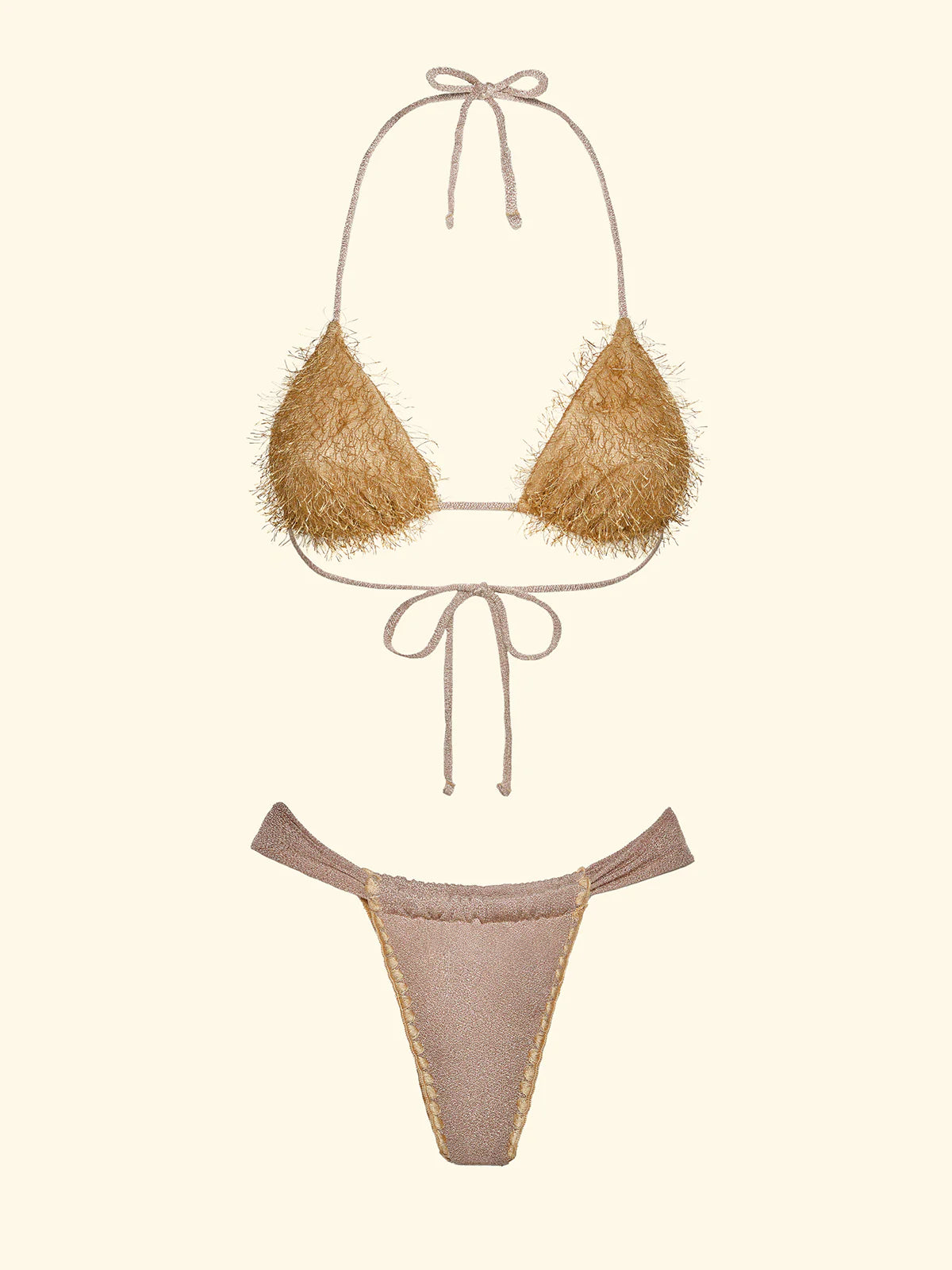 Bikini Donna F**K Triangolo con Slip Brasiliano Fisso SW1121