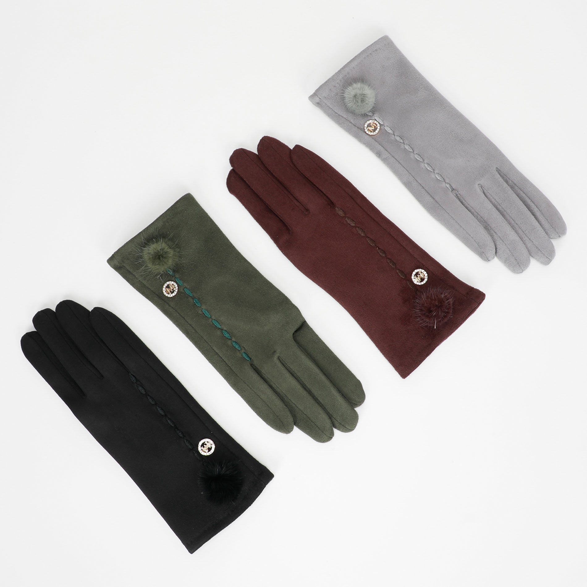 GUANTI EFFETTO SUEDE