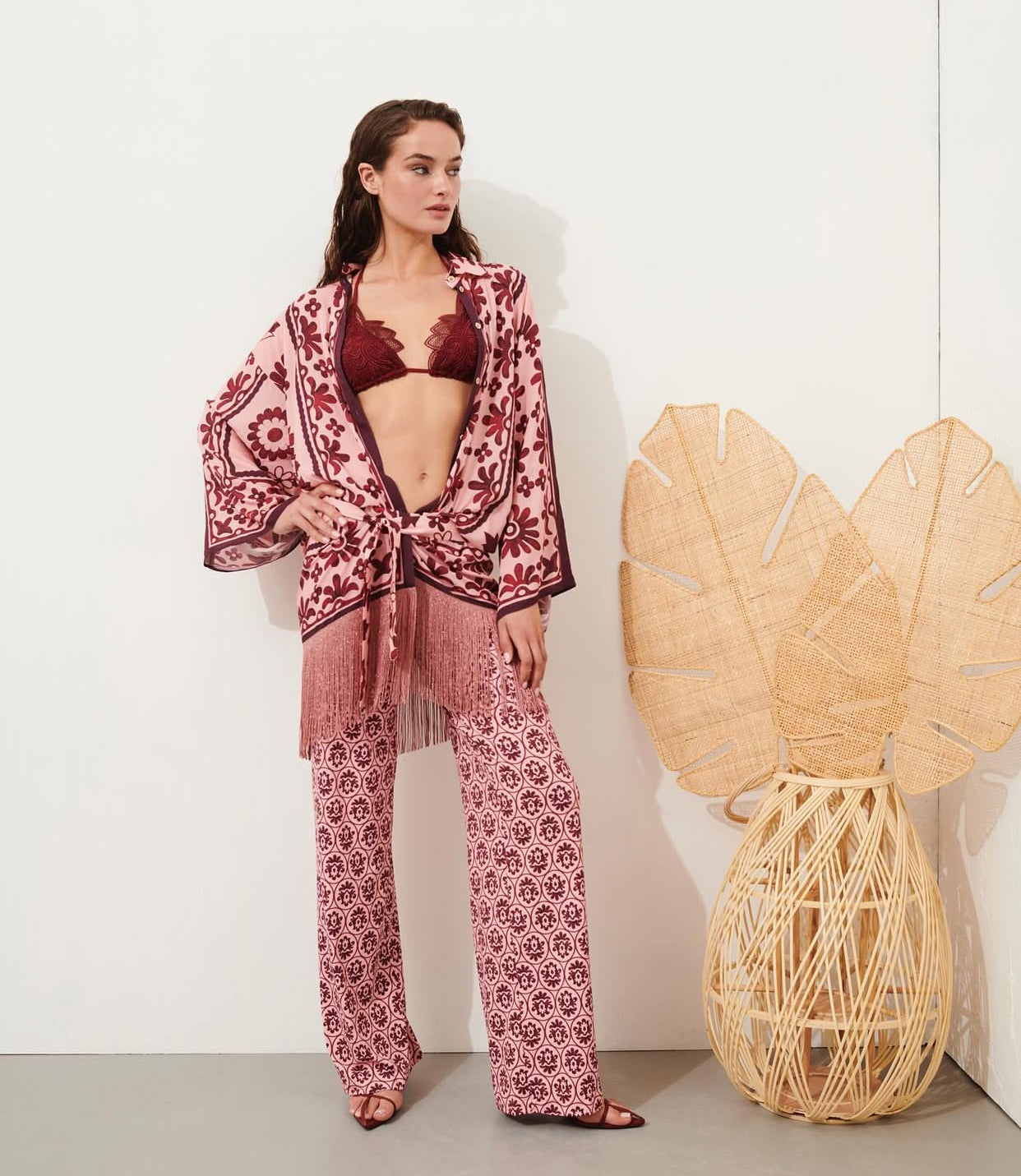 PANTALONE PALAZZO STAMPA MICRO
