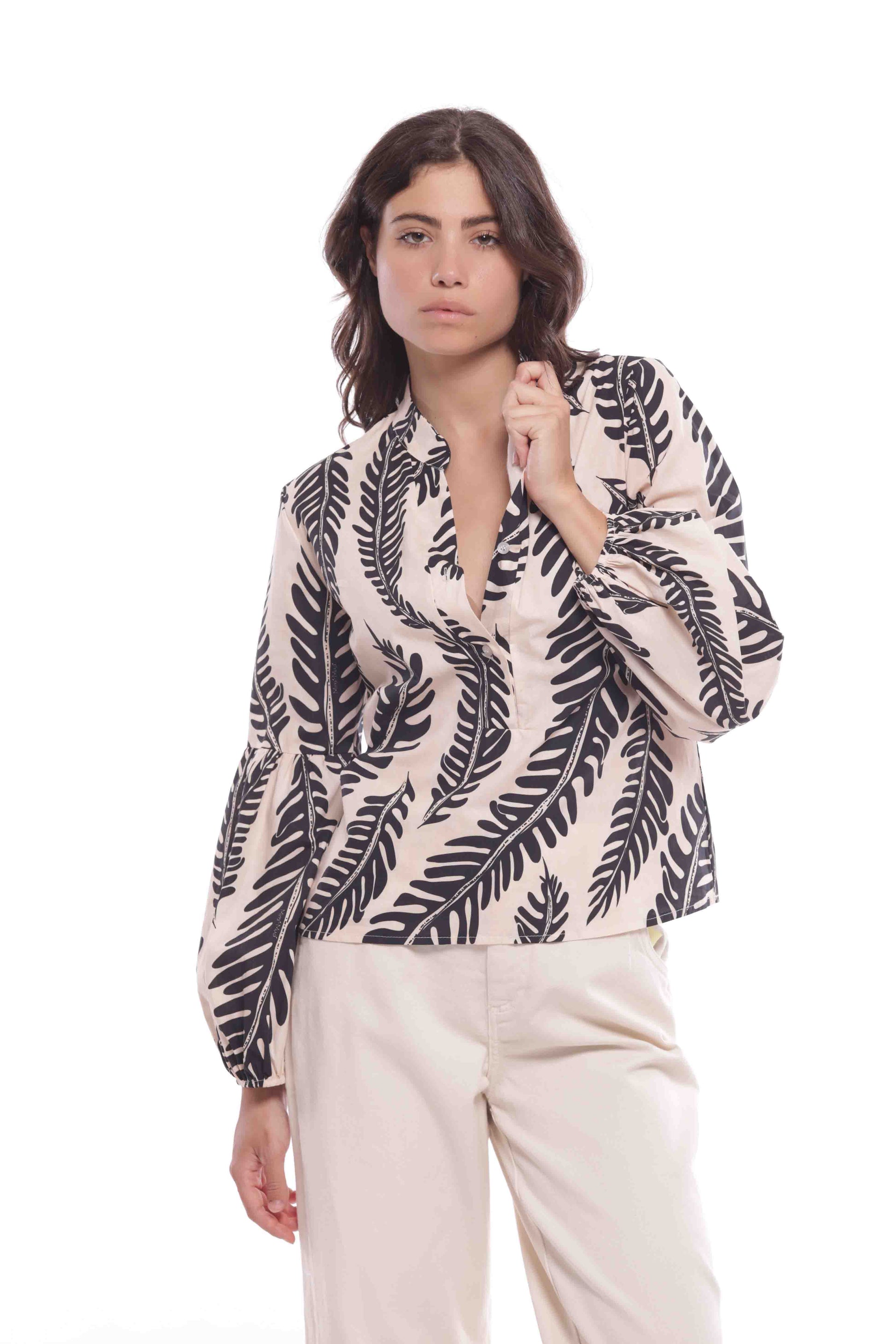 BLUSA FANTASIA LEAVES
