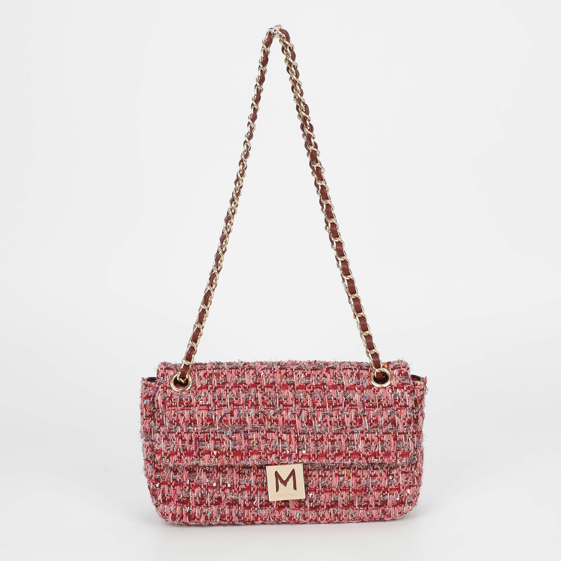 BORSA A TRACOLLA IN TESSUTO