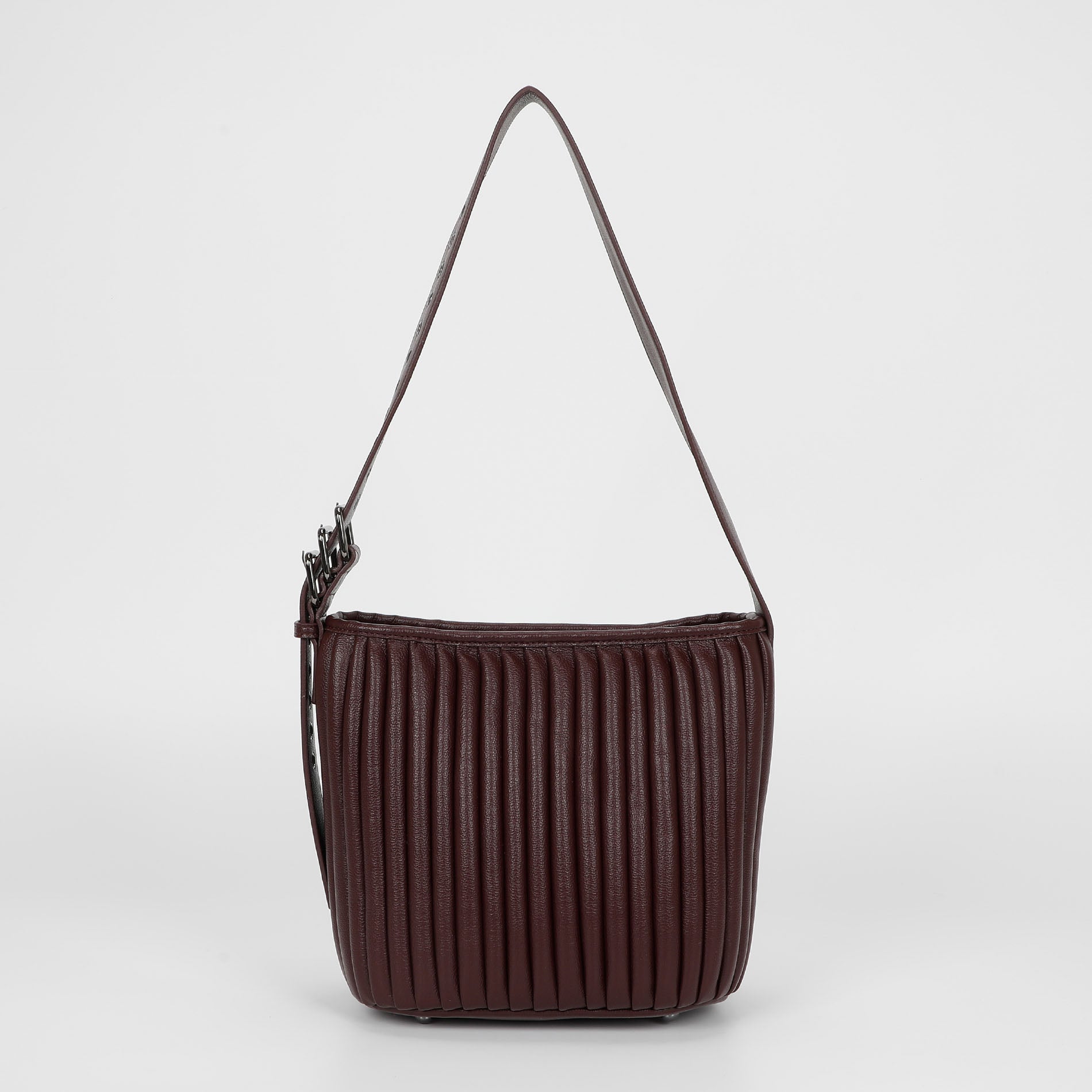 BORSA A TRACOLLA PLISSETTATA