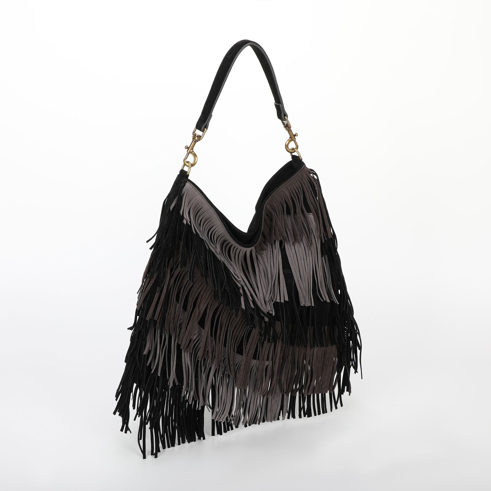 BORSA A SACCA CON FRANGE